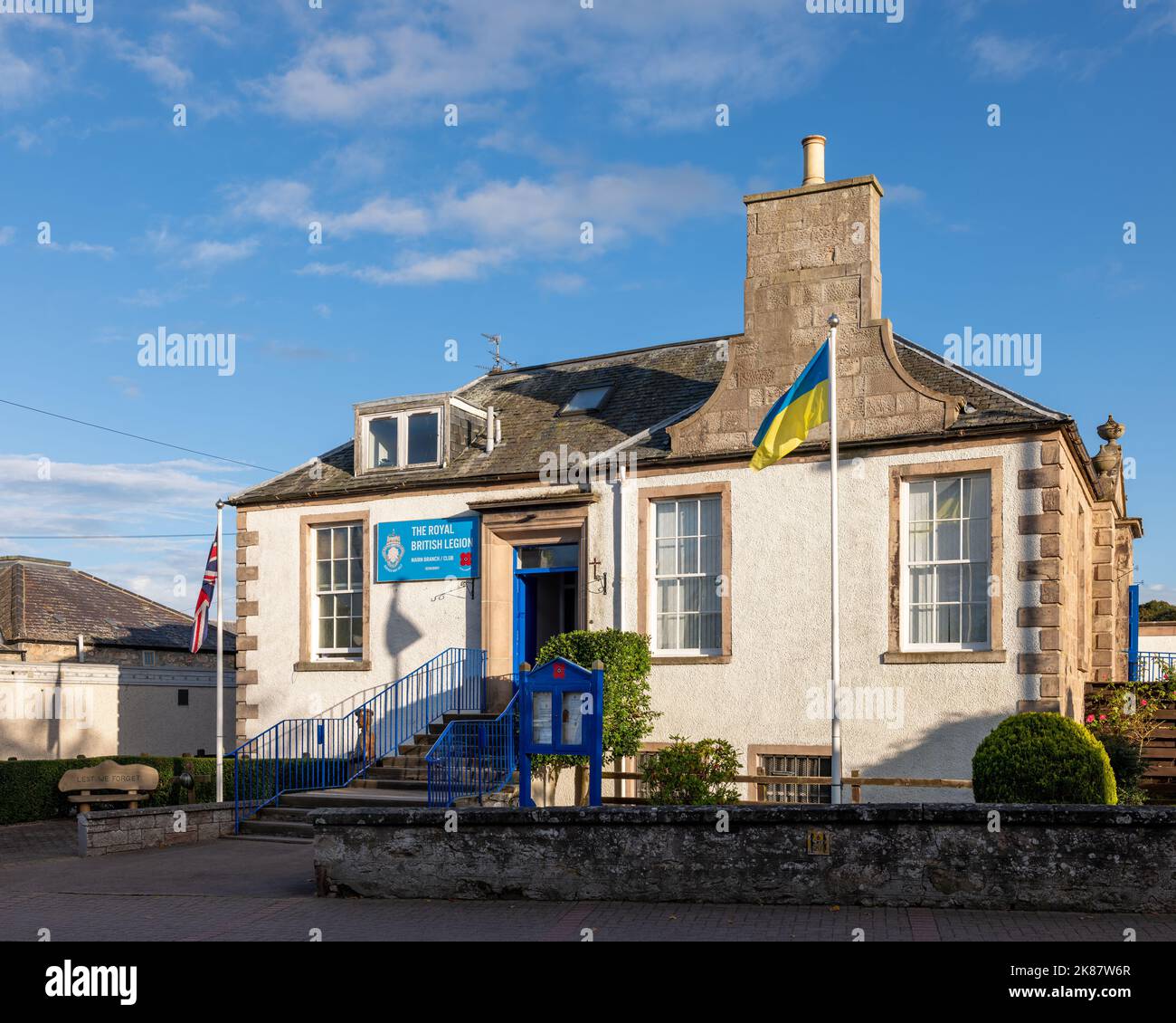 13 octobre 2022. Nairn, Highlands et îles, Écosse. Il s'agit du Royal British Legion Club, dans la rue Cawdor, à Nairn Banque D'Images