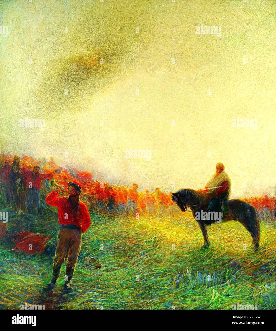 Plinio Nomellini - Garibaldi - 1907 Banque D'Images