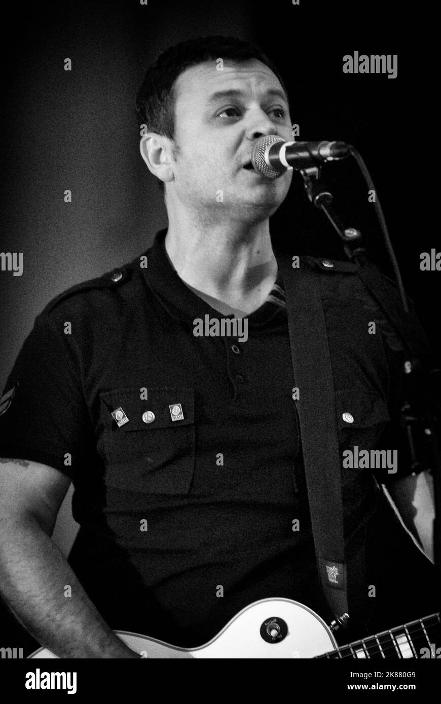 James Dean Bradfield - Manic Street Preachers, V2007, Hylands Park, Chelmsford, Essex, Royaume-Uni - 19 août 2007 Banque D'Images