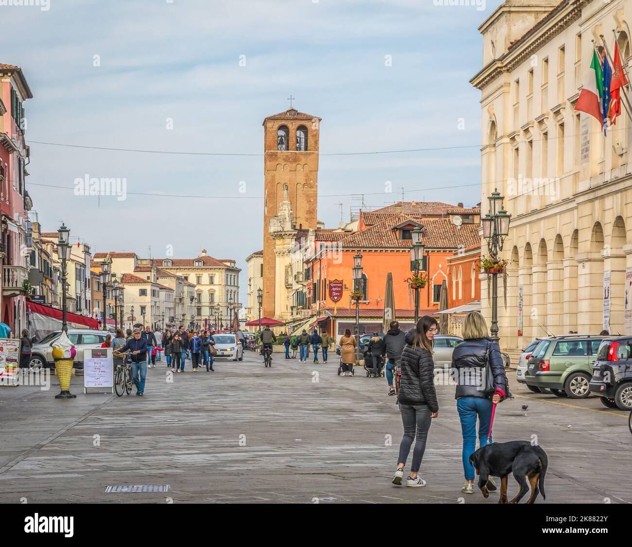 Corso del Popolo, Chioggia, Veneto, Italie Photo Stock - Alamy
