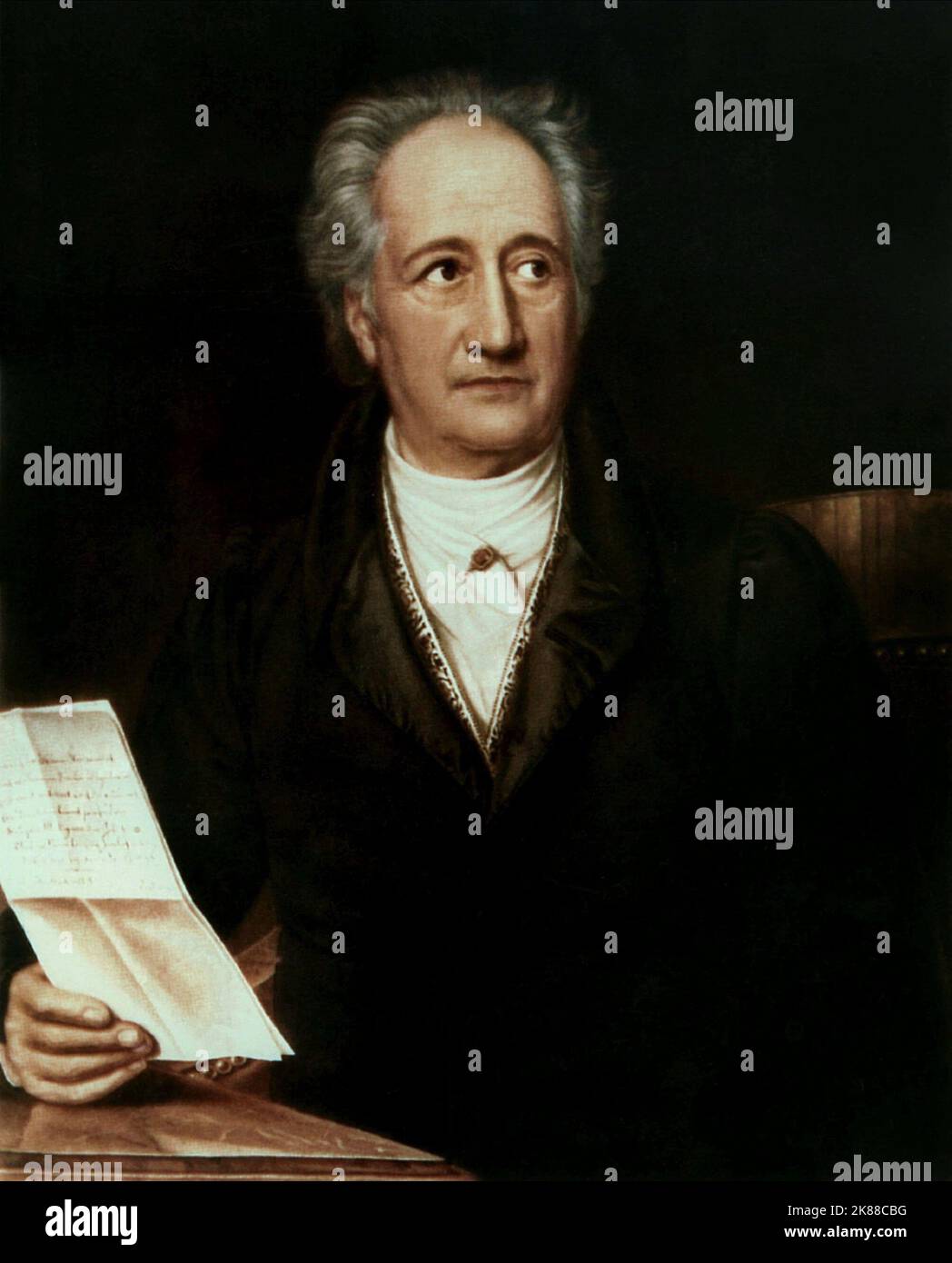 Johann Wolfgang von Goethe Writer (1749–1832) Gemalt von Joseph Stieler 1828, tableau daté du 1828 01 mai 1809 **AVERTISSEMENT** cette photographie est à usage éditorial exclusif et est protégée par le copyright de The film Company et/ou du photographe désigné par The film or production Company et ne peut être reproduite que par des publications en liaison avec la promotion du film ci-dessus. Un crédit obligatoire à The film Company est requis. Le photographe doit également être crédité lorsqu'il est connu. Aucune utilisation commerciale ne peut être accordée sans autorisation écrite de The film Company. Banque D'Images