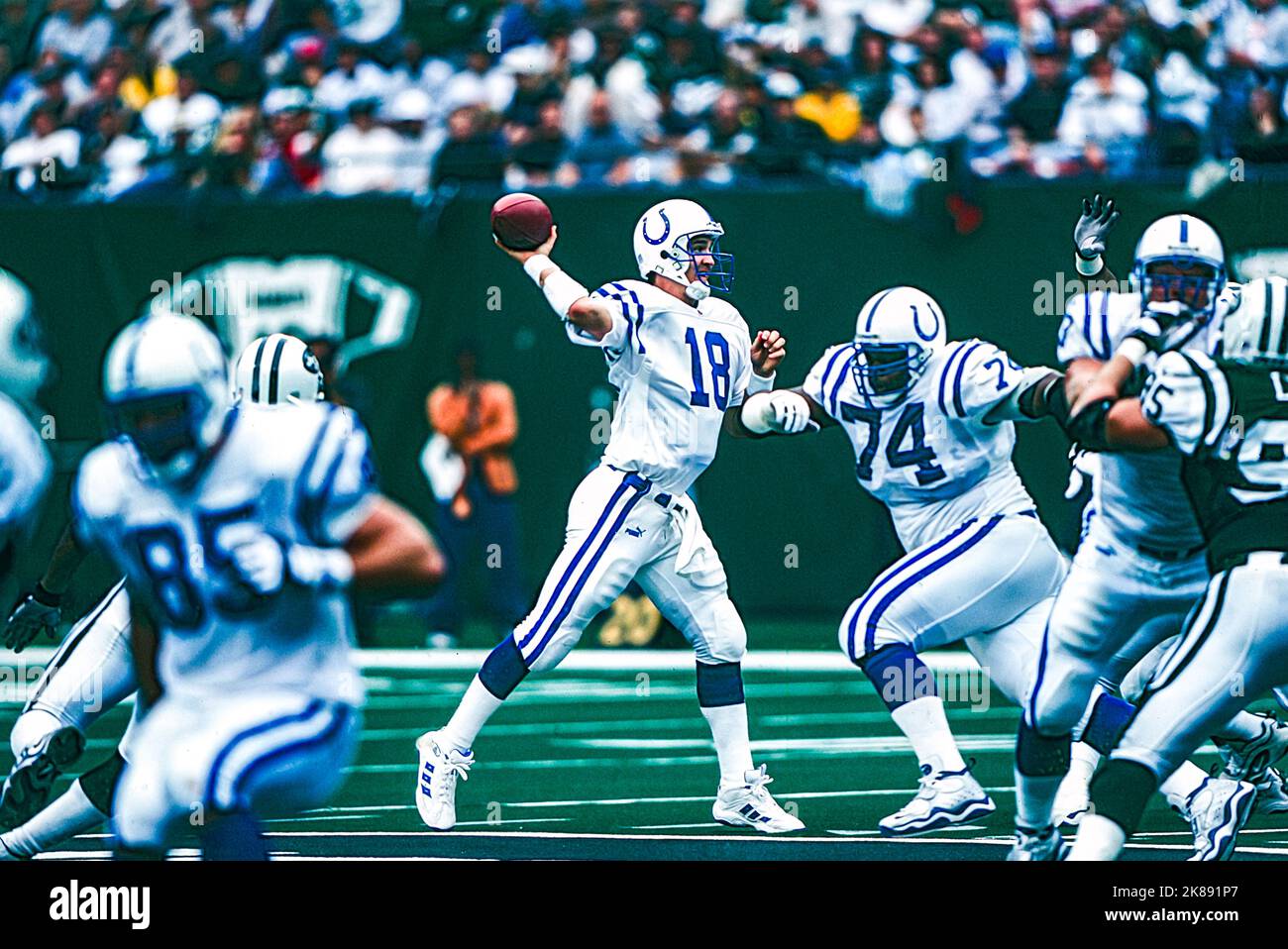 Payton Manning, Indianapolis Colts en 1999. Banque D'Images