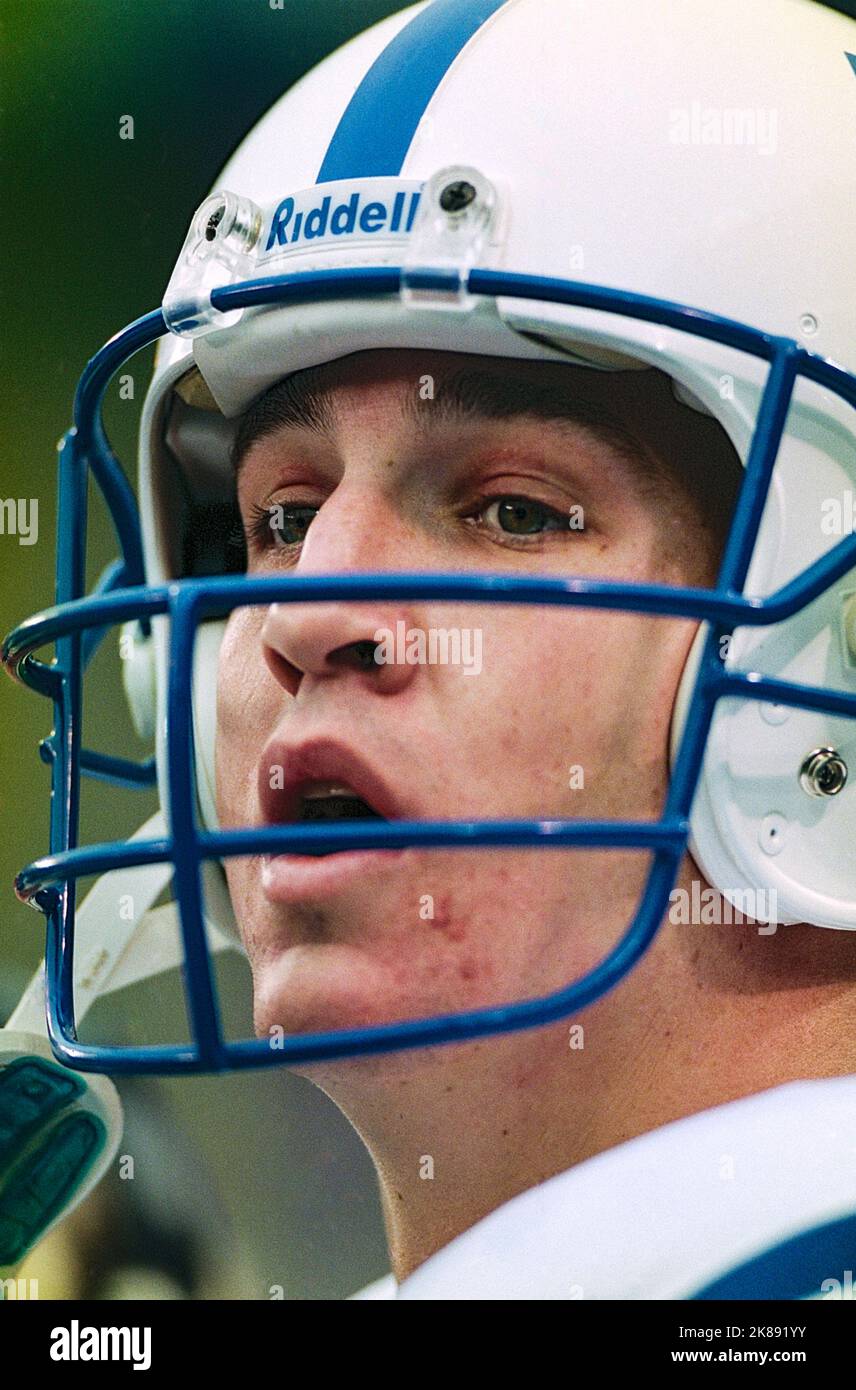 Payton Manning, Indianapolis Colts en 1999. Banque D'Images