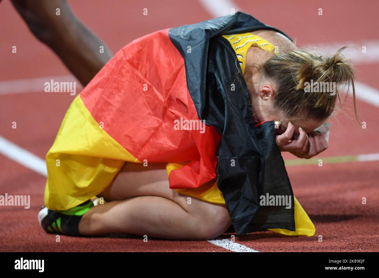 Gina Luckenkemper (Allemagne) : Médaille d'or 100m. Championnats d'Europe Munich 2022 Banque D'Images