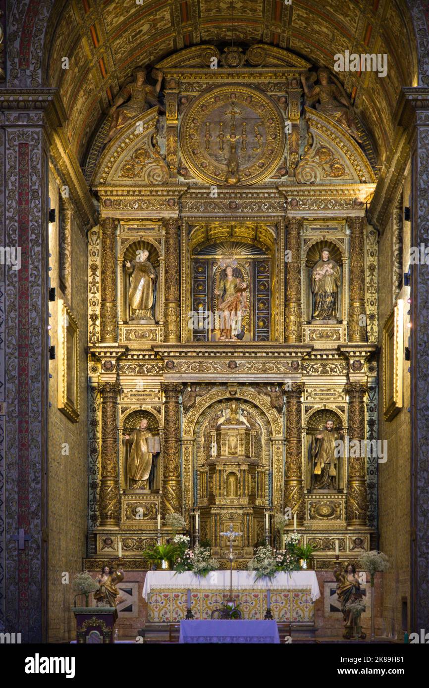 Portugal, Madère, Funchal, Sao Joao Evangelista, église, Collège des Jésuites, Banque D'Images
