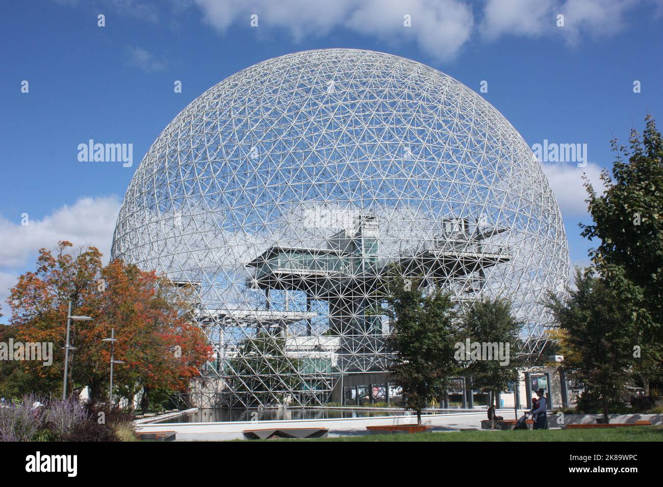 La biosphère du Parc Jean-drapeau, Montréal, Québec, Canada Banque D'Images