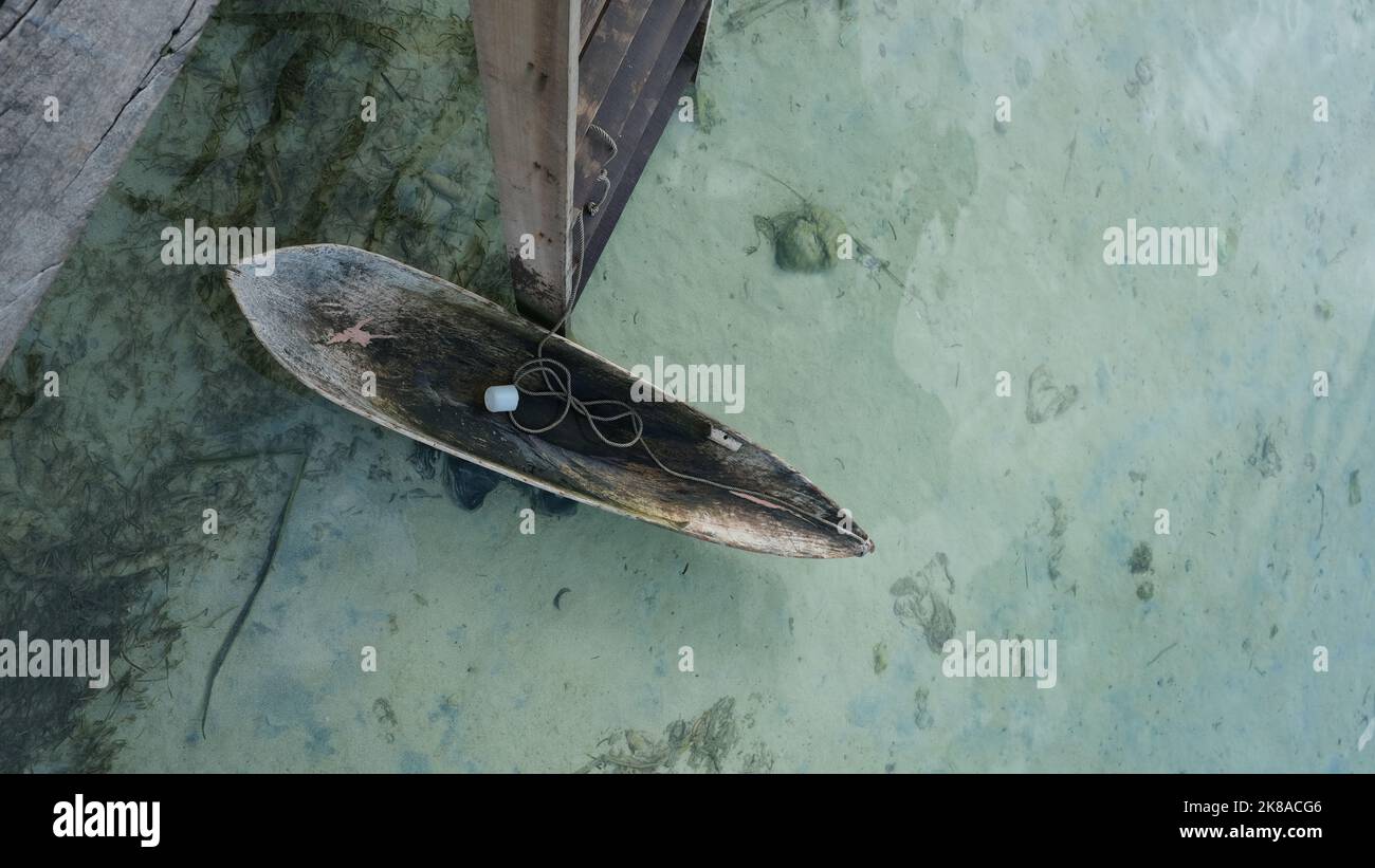 Lepa, également connu sous le nom de lipa ou lepa-lepa, est un navire indigène du peuple Sama-Bajau aux Philippines et en Malaisie. Banque D'Images