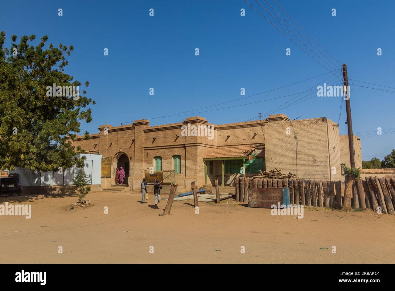 KARIMA, SOUDAN - 2 MARS 2019 : vue sur la gare de Karima, Soudan Banque D'Images