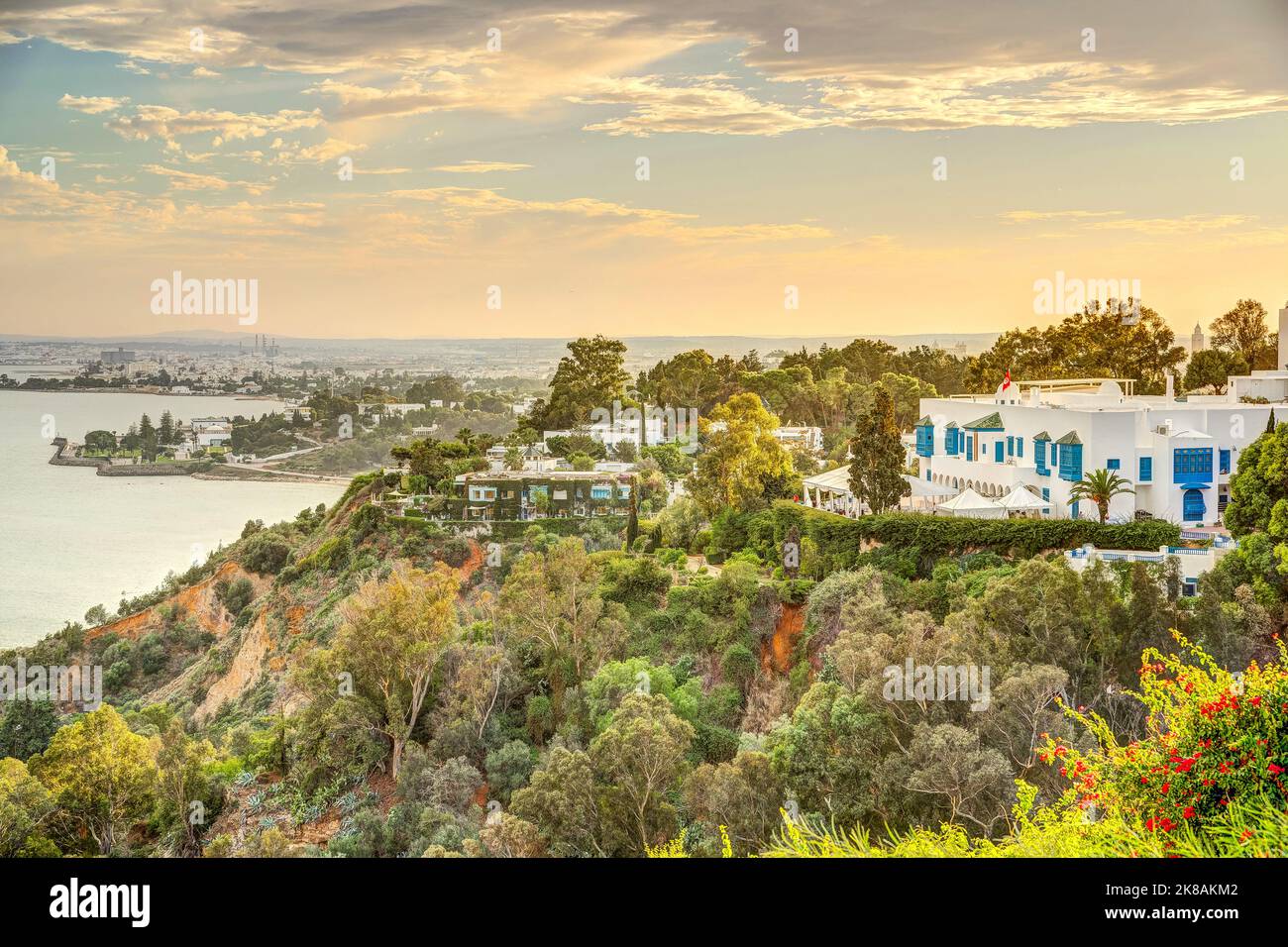 Sidi Bou Saïd, Tunisie Banque D'Images