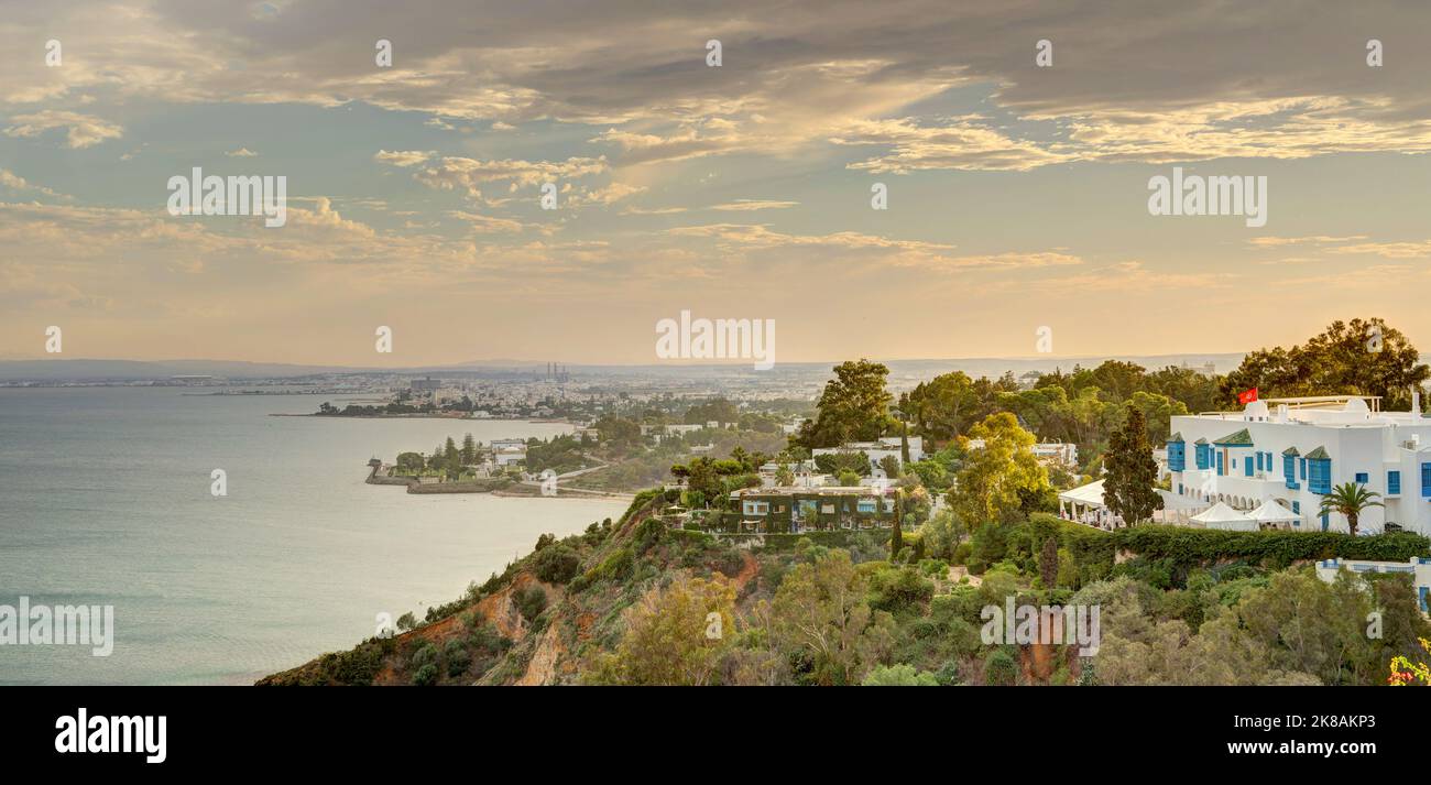 Sidi Bou Saïd, Tunisie Banque D'Images
