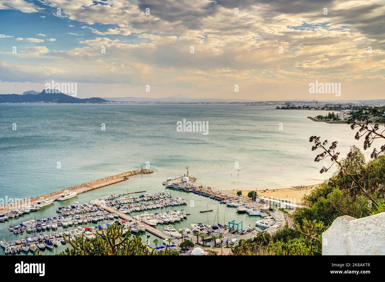 Sidi Bou Saïd, Tunisie Banque D'Images