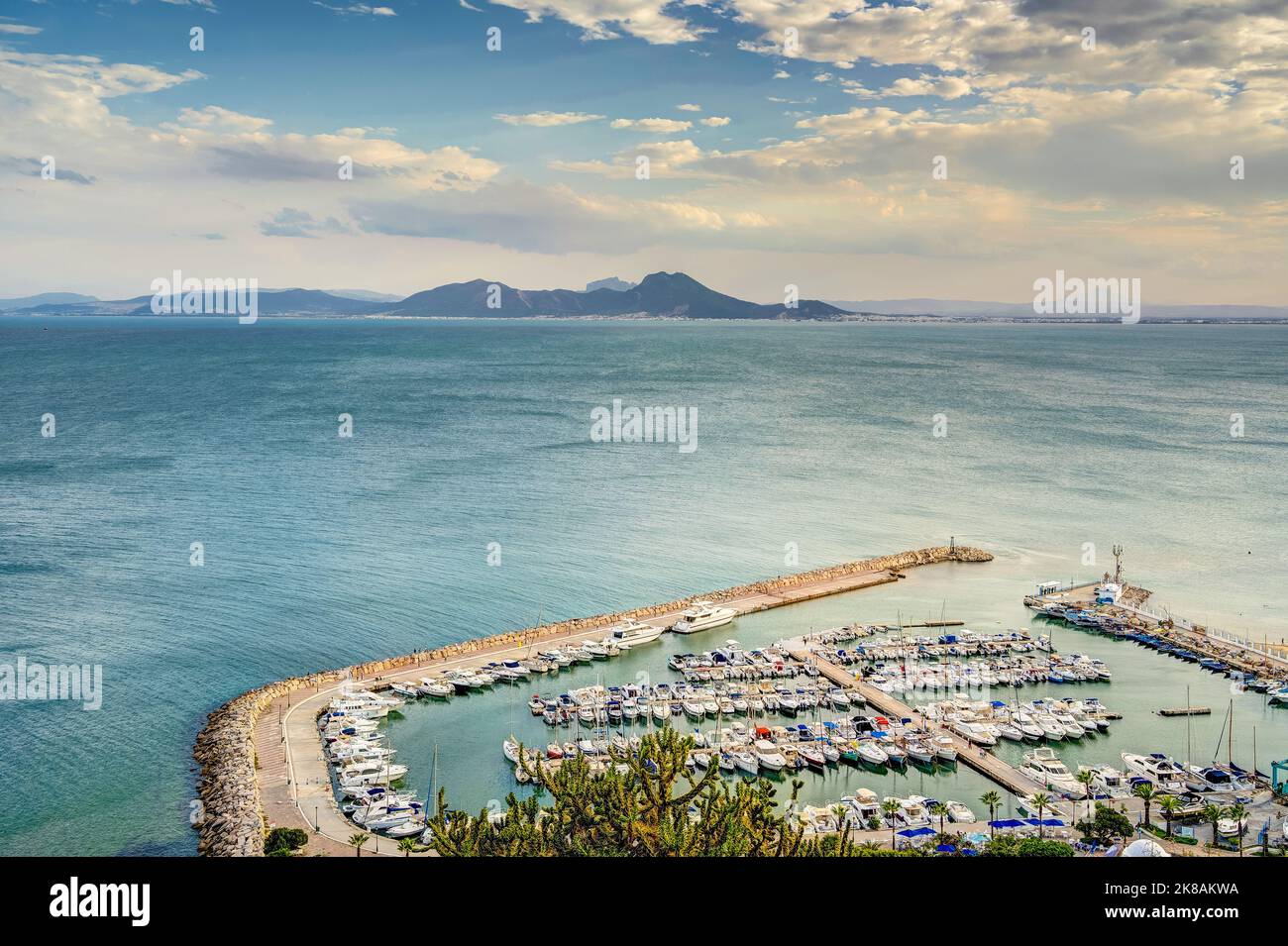 Sidi Bou Saïd, Tunisie Banque D'Images