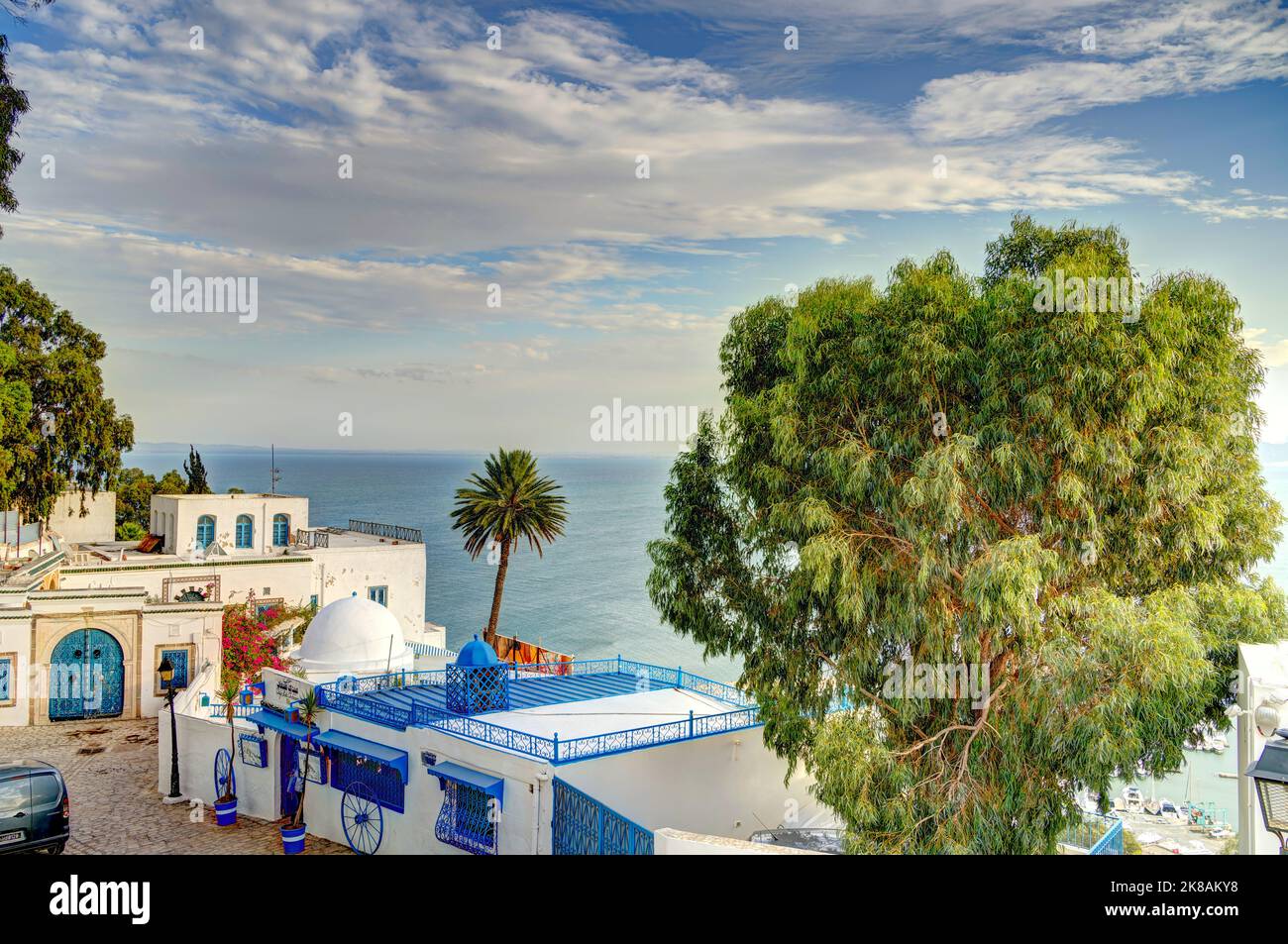 Sidi Bou Saïd, Tunisie Banque D'Images