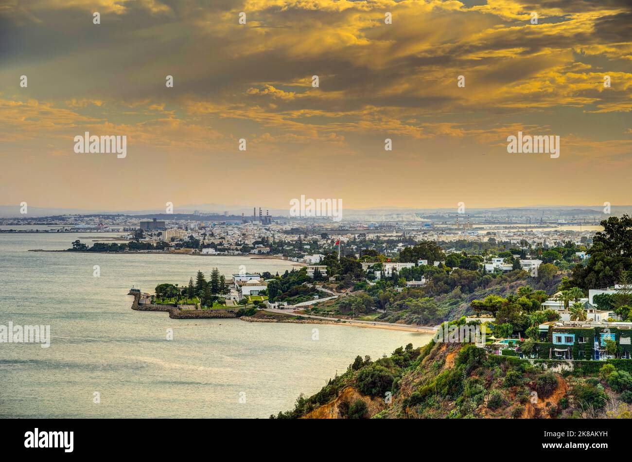 Sidi Bou Saïd, Tunisie Banque D'Images