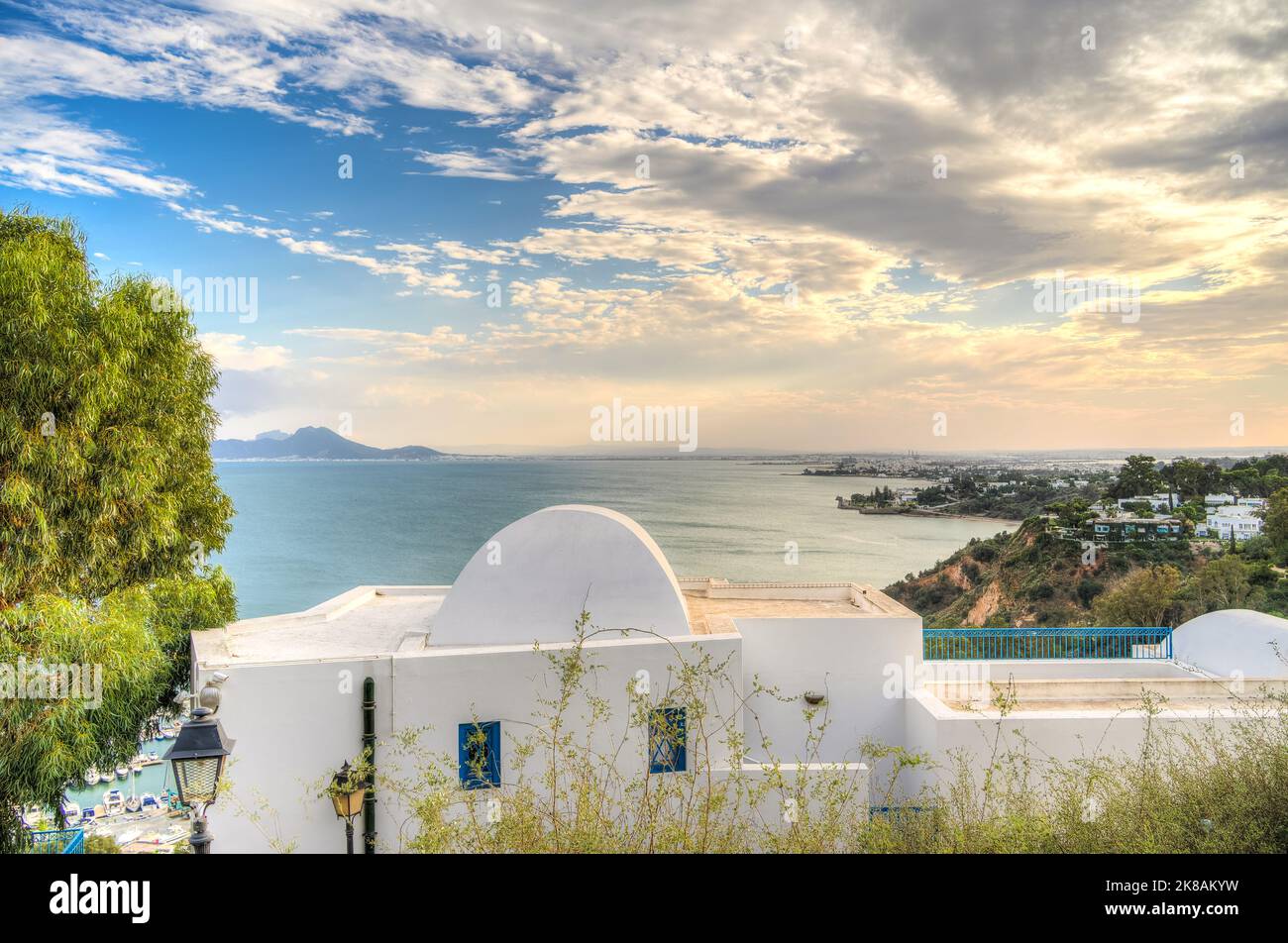 Sidi Bou Saïd, Tunisie Banque D'Images
