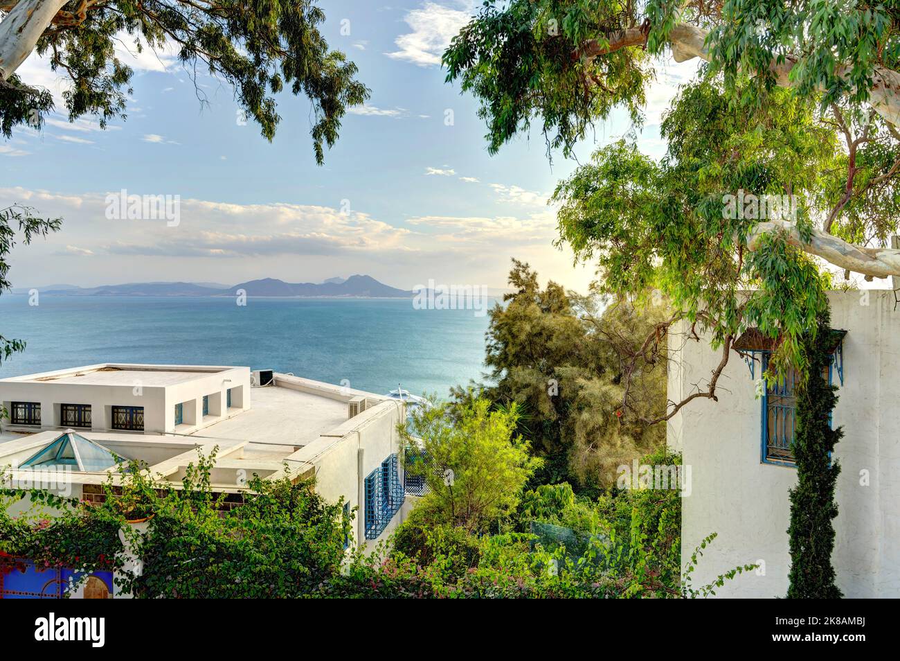 Sidi Bou Saïd, Tunisie Banque D'Images