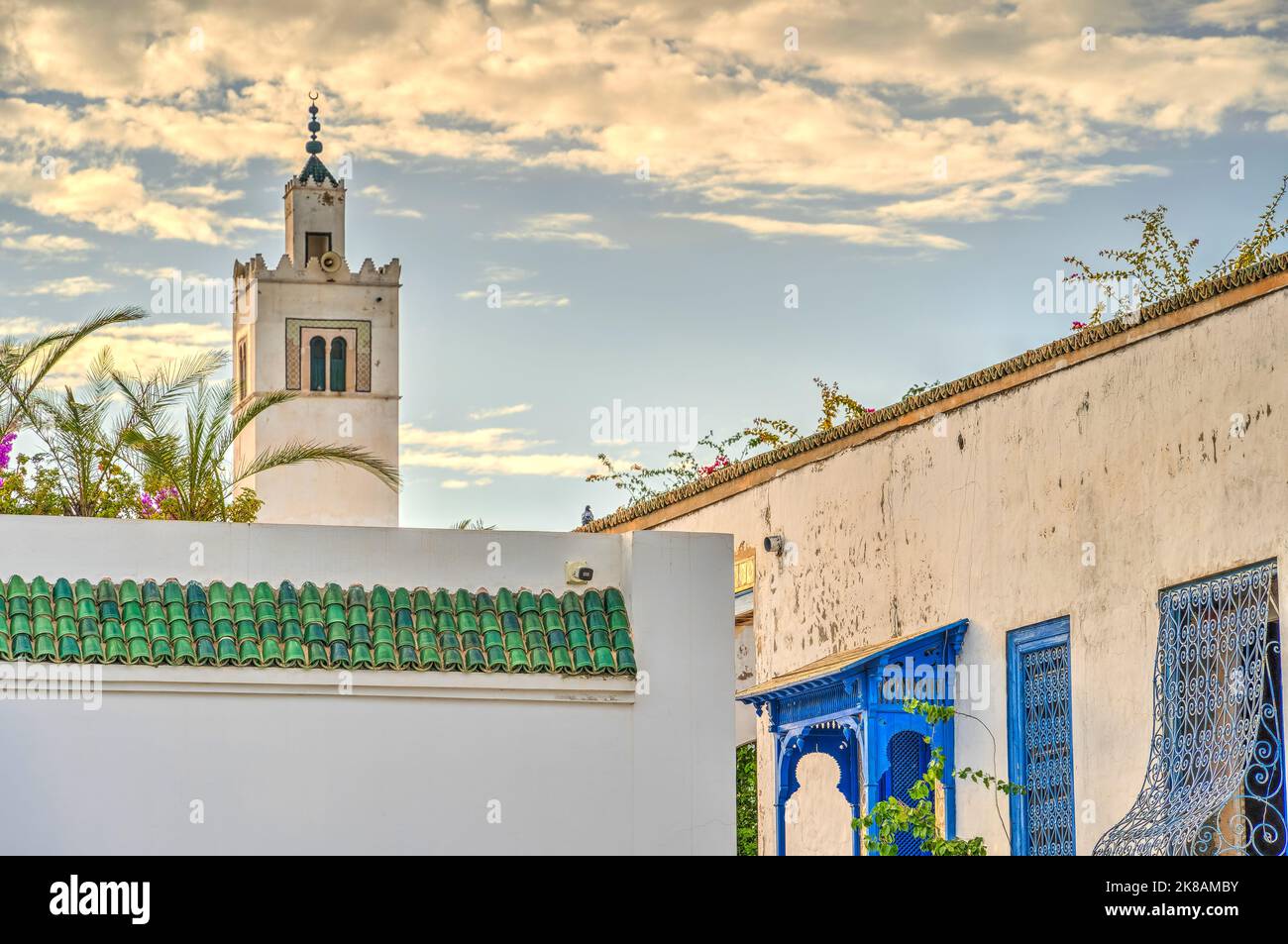 Sidi Bou Saïd, Tunisie Banque D'Images