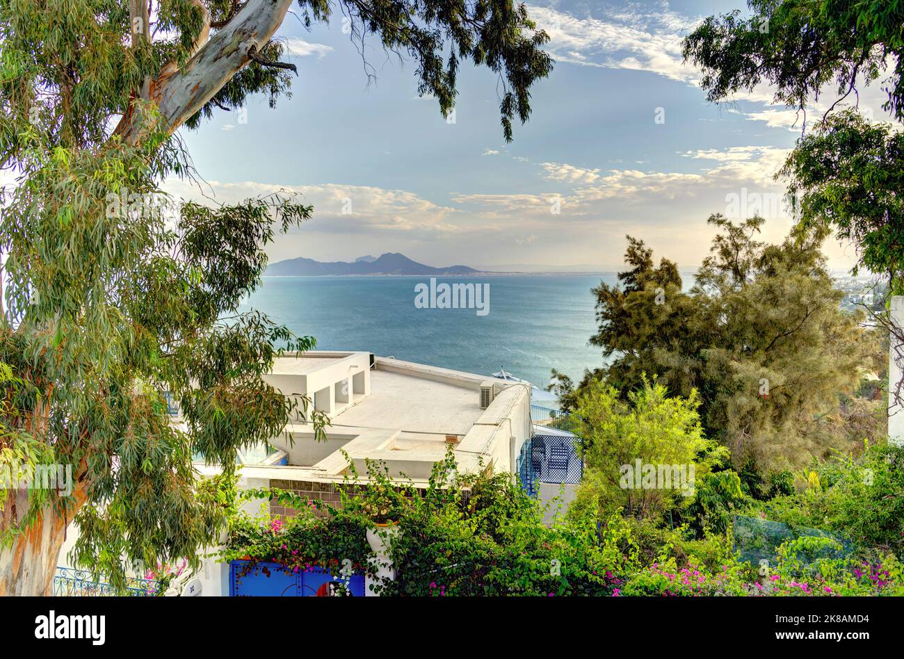 Sidi Bou Saïd, Tunisie Banque D'Images