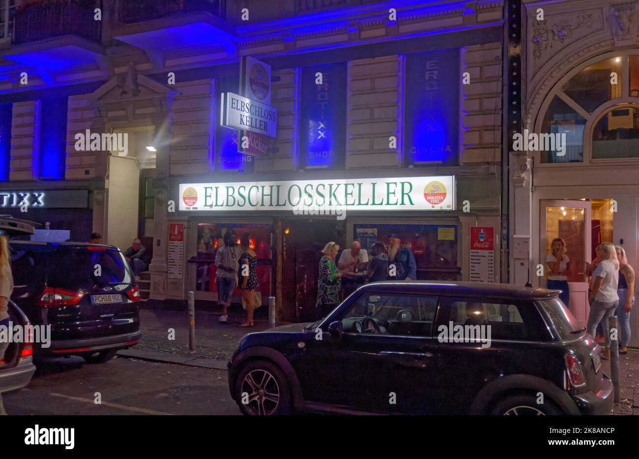 Elbschlosskeller, Bar, Nachtclub, Reeperbahn, St. Pauli, Hambourg, Allemagne, Europa Banque D'Images