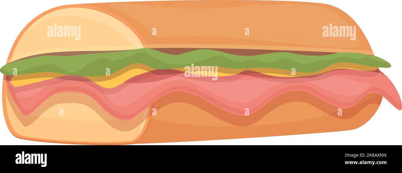 École espagnole sandwich icône vecteur de dessin animé. Plat de restaurant. Paella à tapas Illustration de Vecteur