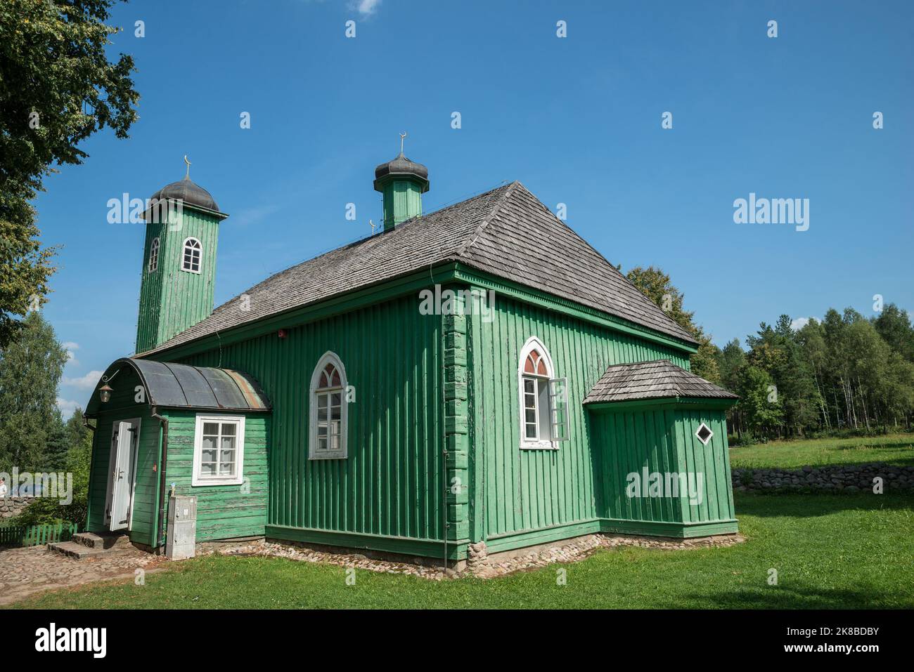 Mosquée de Kruszyniany, Podlaskie Voivodeship en Pologne Banque D'Images