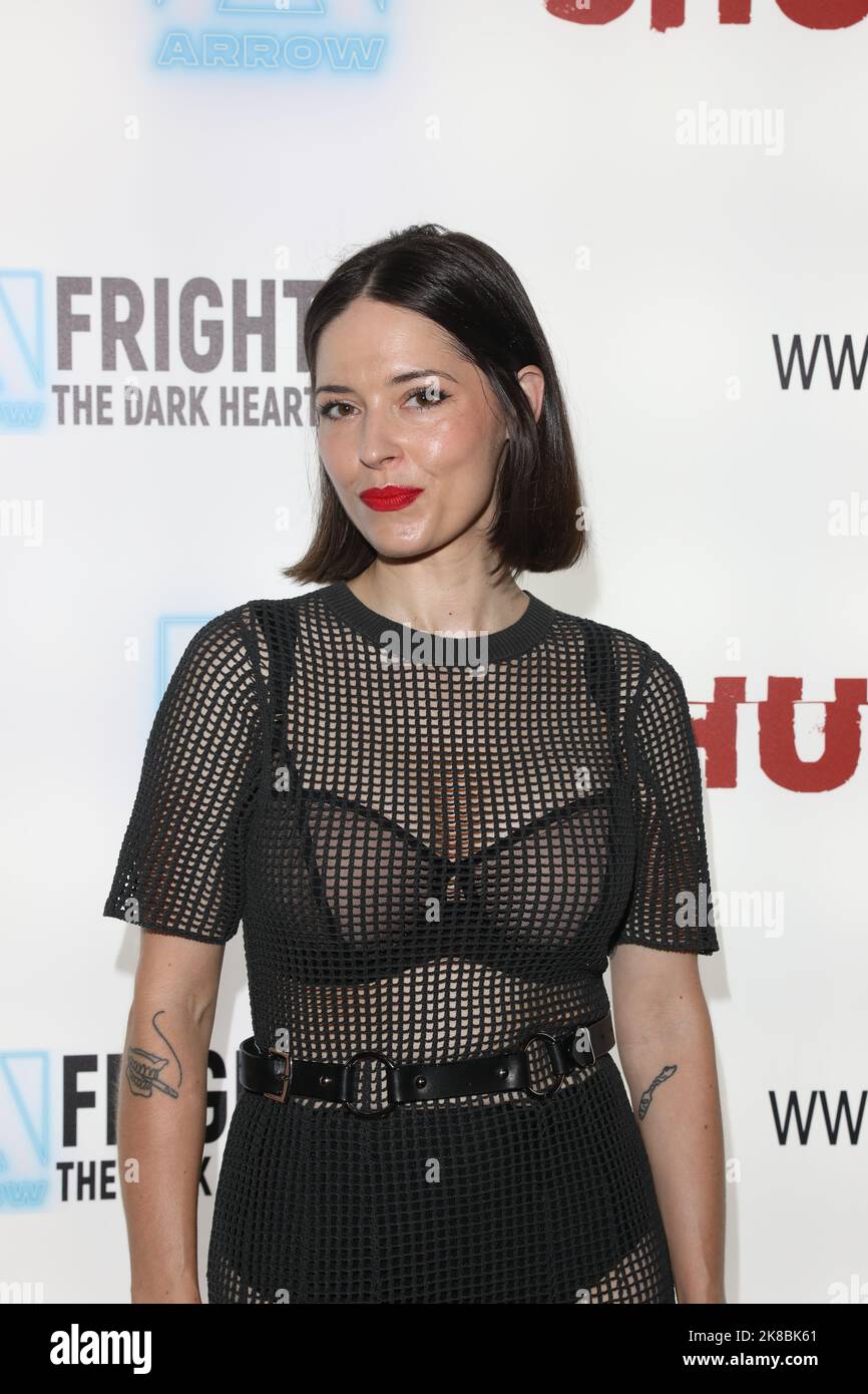 Sara Lind participe à la première du film « A Wrigded Fawn » lors du Arrow FrightFest qui s'est tenu à Cineworld Leicester Square à Londres. Banque D'Images
