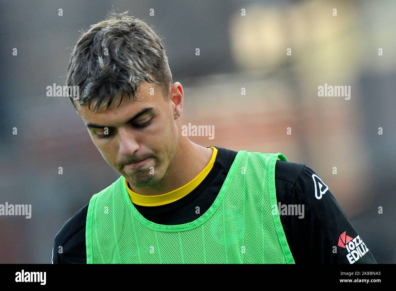 Salerno, Italie. 22nd octobre 2022. Daniel Maldini joueur de Spezia, pendant le match de la série italienne Une ligue entre Salernitana vs Spezia résultat final, Salernitana 1, Spezia 0, match joué au stade Arechi. Crédit: Vincenzo Izzo/Alamy Live News Banque D'Images
