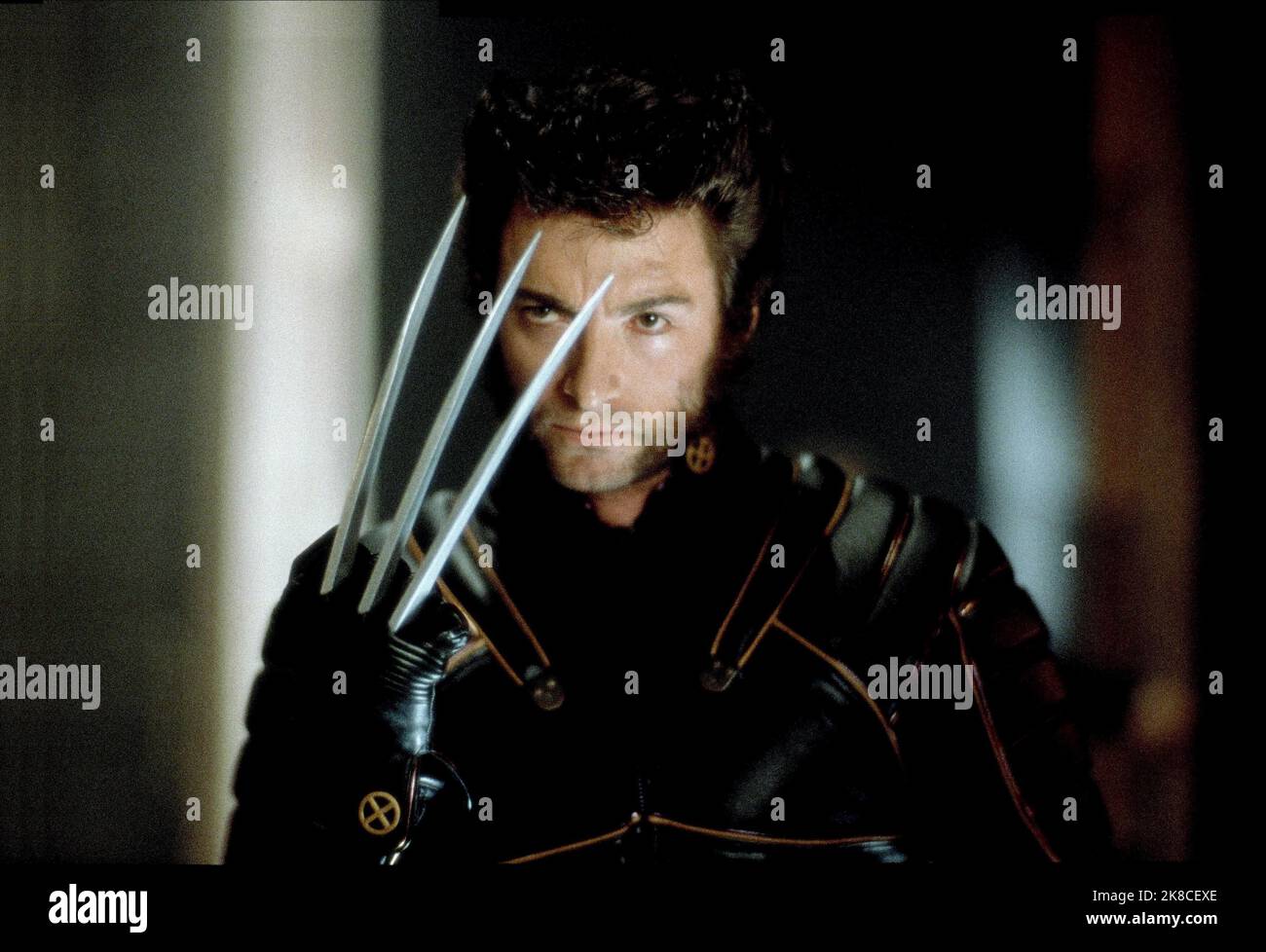 HUGH JACKMAN, X-MEN, 2000 Banque D'Images