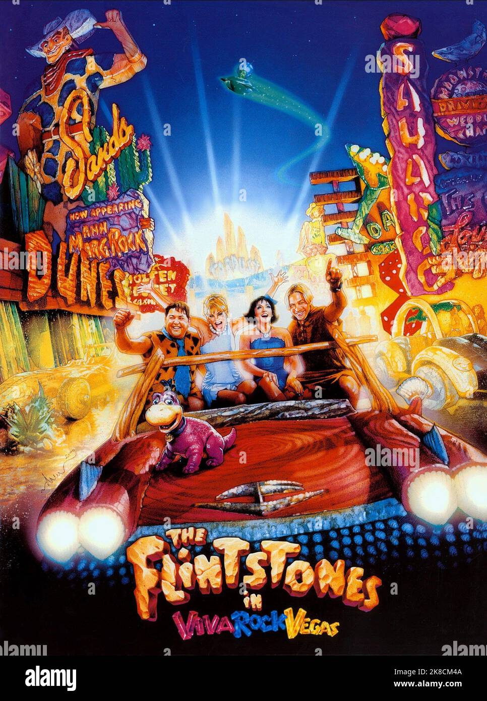 Film Poster film: The Flintstones in Viva Rock Vegas (USA 2000) Directeur: Brian Levant 15 avril 2000 **AVERTISSEMENT** cette photographie est à usage éditorial exclusif et est le droit d'auteur d'UNIVERSALHANNA-BARBERA PROD. Et/ou du photographe assigné par la Société de film ou de production et ne peut être reproduite que par des publications en conjonction avec la promotion du film ci-dessus. Un crédit obligatoire à UNIVERSALHANNA-BARBERA PROD. Est requis. Le photographe doit également être crédité lorsqu'il est connu. Aucune utilisation commerciale ne peut être accordée sans l'autorisation écrite de la Société du film. Banque D'Images