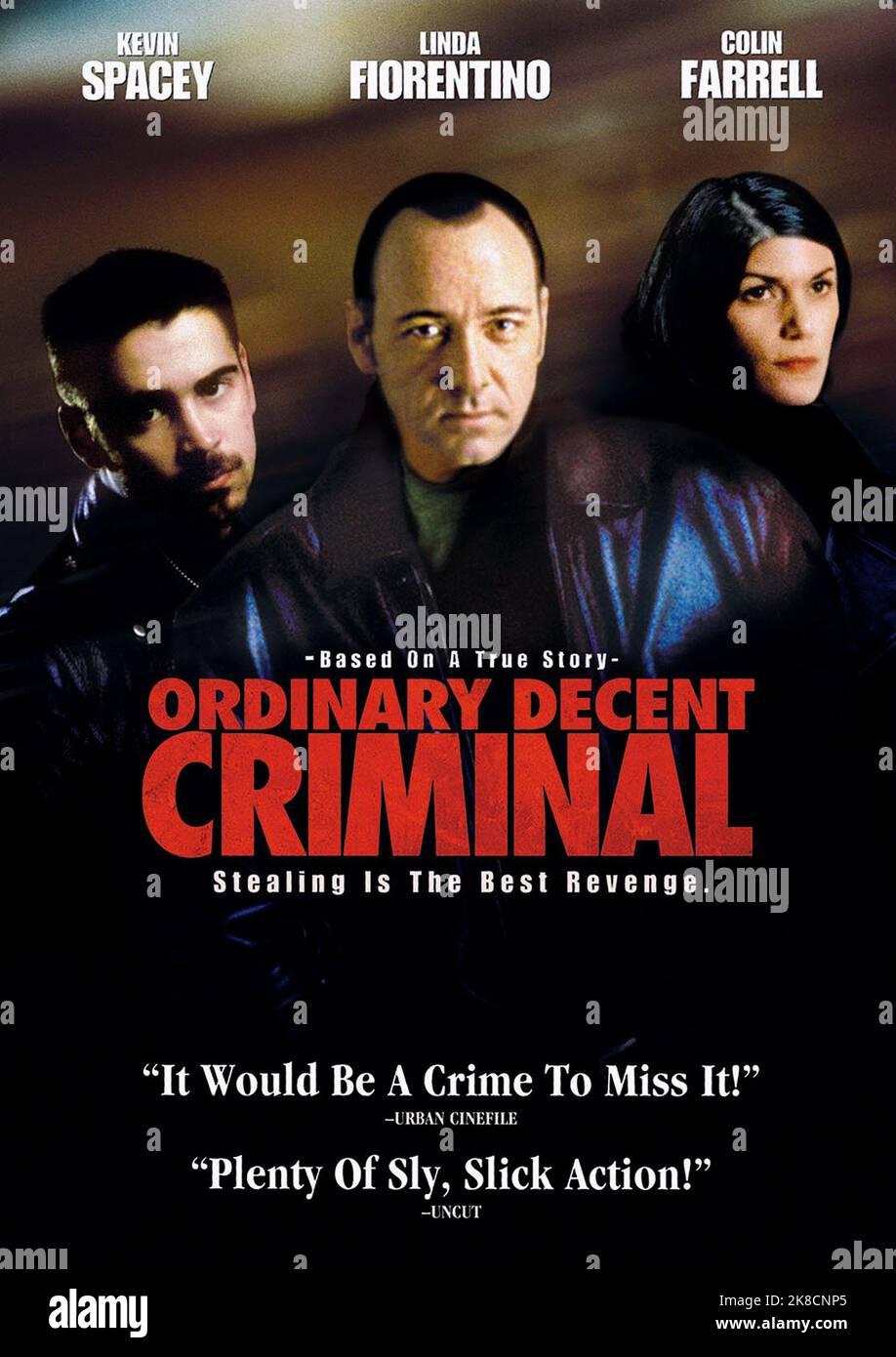 Colin Farrell, Kevin Spacey et Linda Fiorentino film de l'affiche: Ordinaire décent criminel (IRL/UK/USA/DE 2000) personnages: Alec (comme Colin Farrel), Michael Lynch et Christine Lynch Directeur: Thaddeus O'Sullivan 07 janvier 2000 **AVERTISSEMENT** cette photographie est destinée à un usage éditorial exclusif et est le copyright de TRIGGER STREET PRODUCTIONS et/ou le photographe assigné par la Société de film ou de production et ne peut être reproduite que par des publications dans le cadre de la promotion du film ci-dessus. Un crédit obligatoire pour DÉCLENCHER DES PRODUCTIONS DE RUE est requis. Le photographe doit également être crédité lorsque kn Banque D'Images