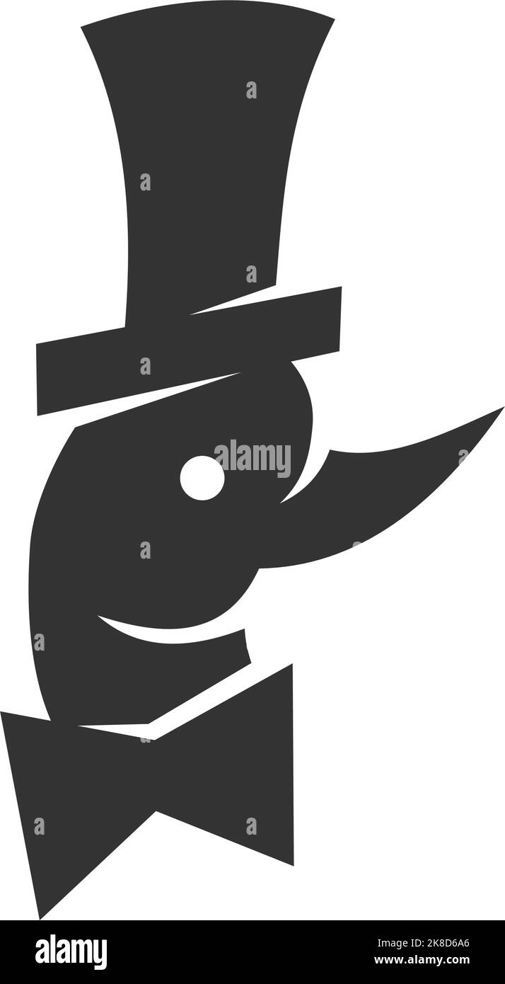 Logo canard vecteur illustration modèle modèle icône identité de marque Illustration de Vecteur