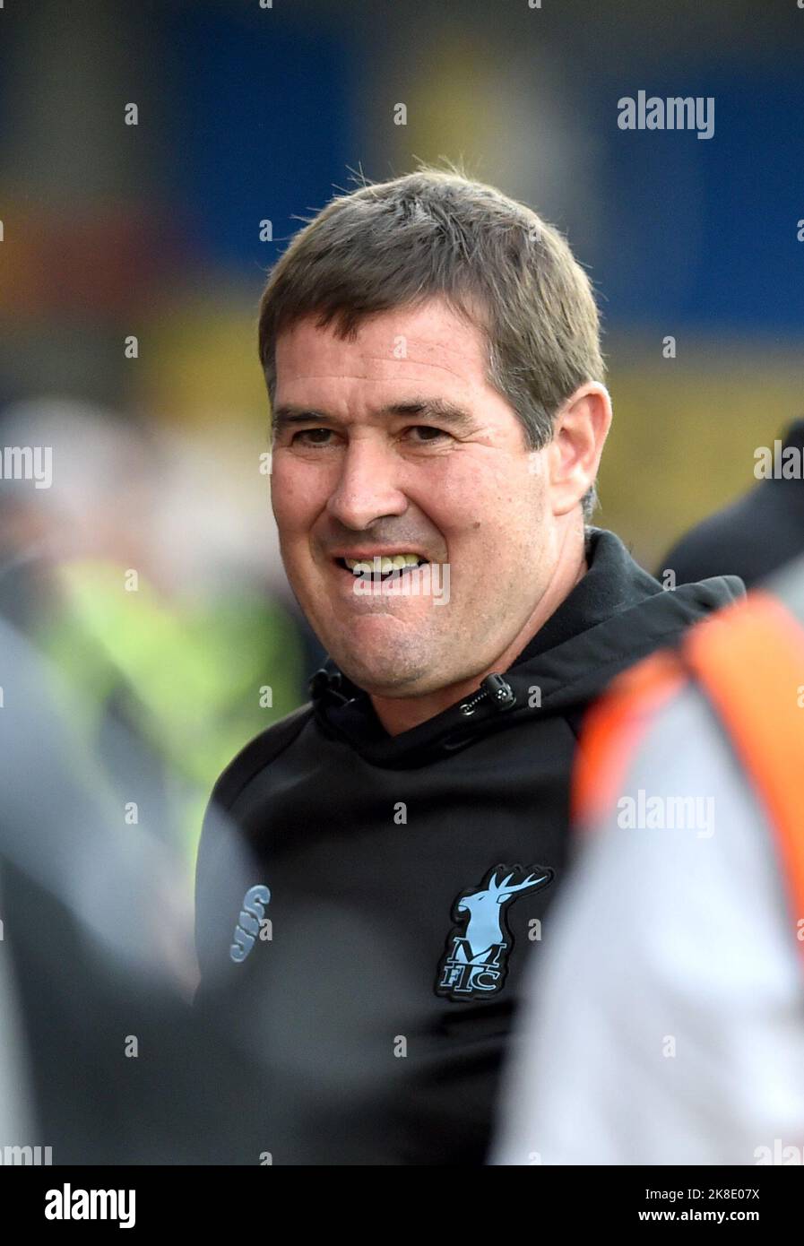 Nigel Clough, directeur de Mansfield, lors du match EFL League Two entre Crawley Town et Mansfield Town au Broadfield Stadium , Crawley , Royaume-Uni - 22nd octobre 2022 usage éditorial uniquement. Pas de merchandising. Pour les images de football, les restrictions FA et Premier League s'appliquent inc. Aucune utilisation Internet/mobile sans licence FAPL - pour plus de détails, contactez football Dataco Banque D'Images