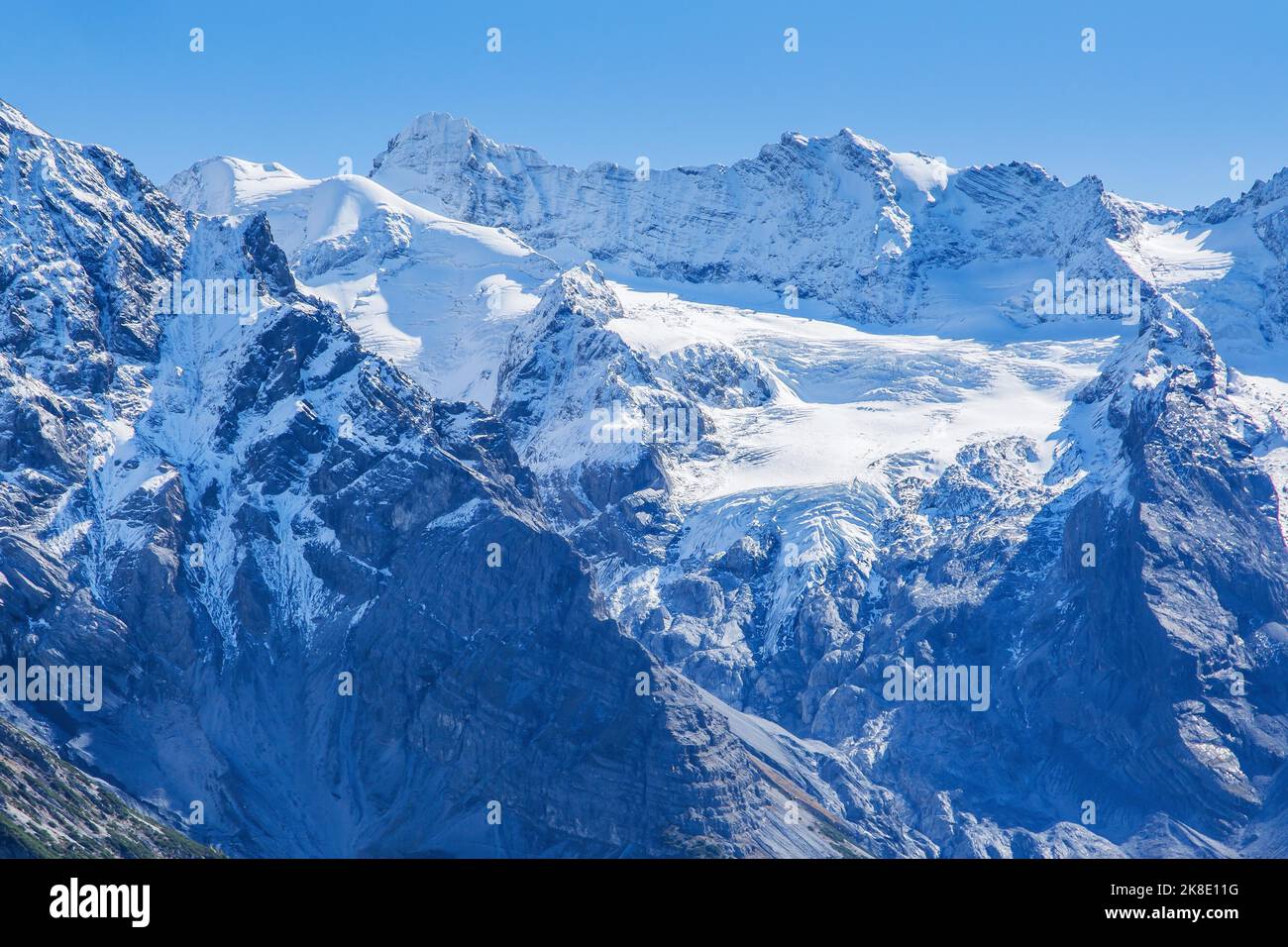 Trafoier Eiswand 3565m, Trafoi, Trafoital, Alpes d'Ortler, province de Bolzano, Tyrol du Sud, Trentin-Haut-Adige, Italie du Nord, Italie Banque D'Images