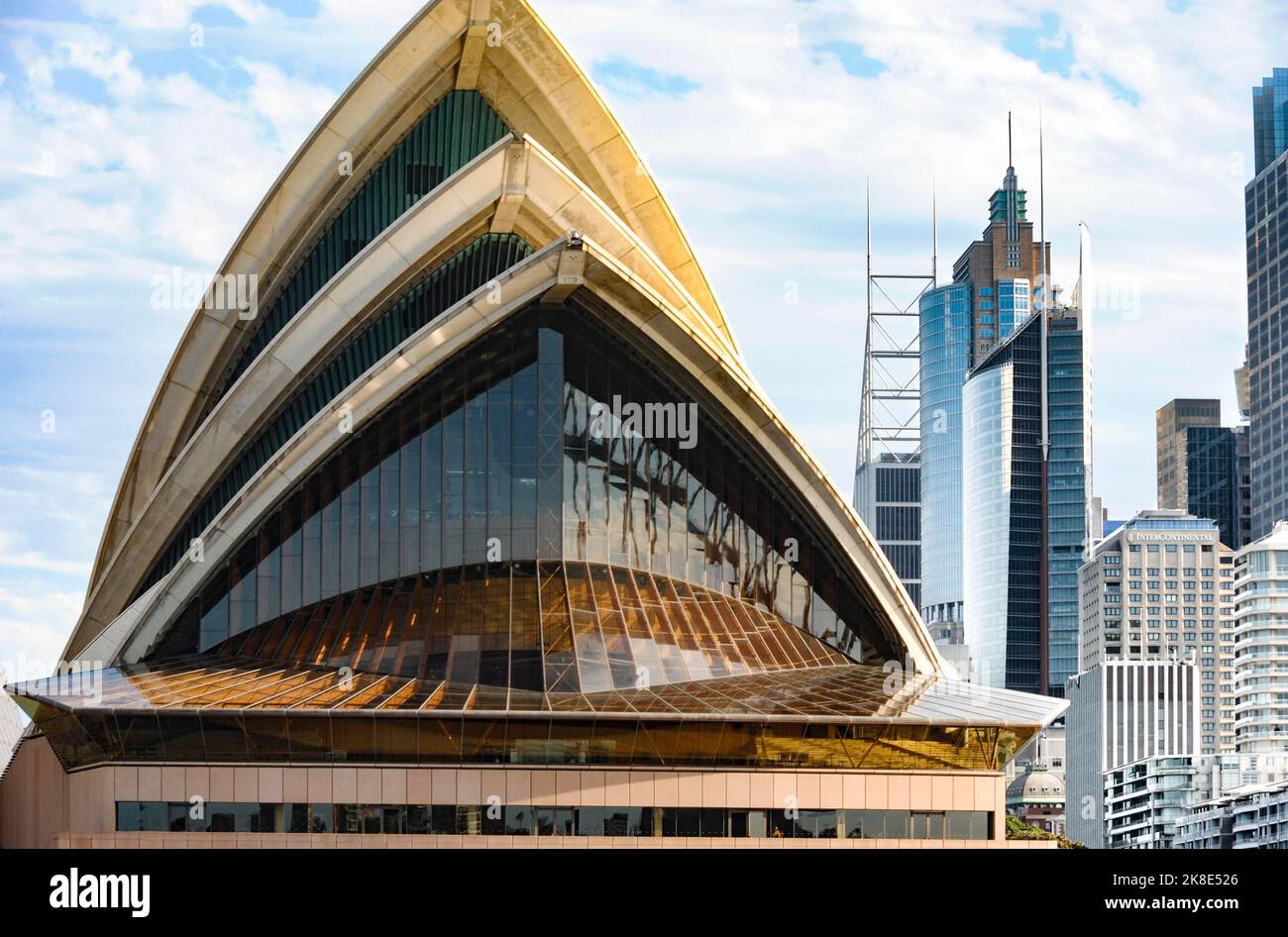 Toit de l'Opéra de Sydney en Australie Banque D'Images