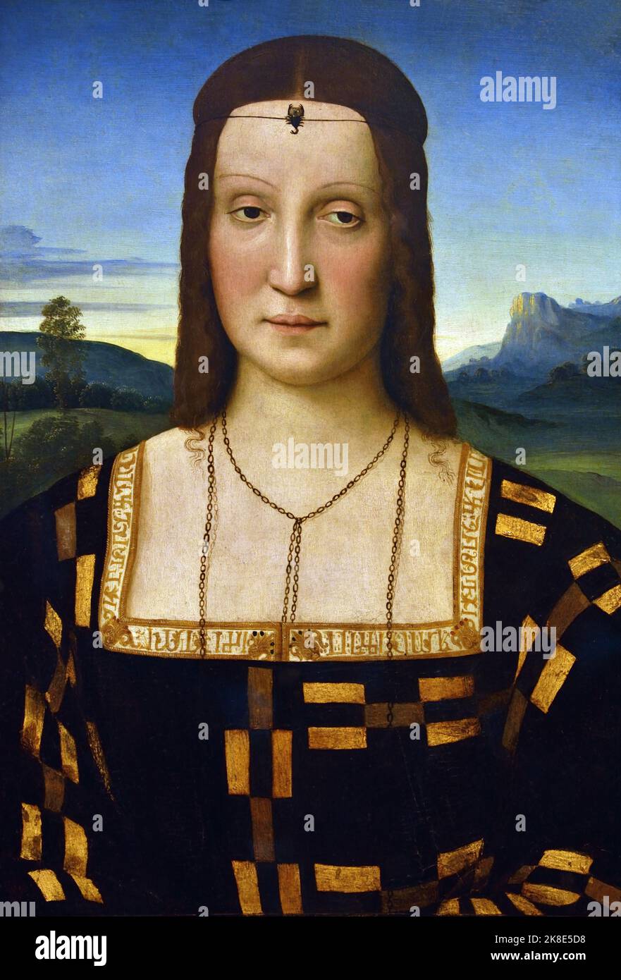 Charité romaine, par, Bartolomeo Manfredi, 1620, Galerie des Offices, Florence, Toscane, Italie. Banque D'Images