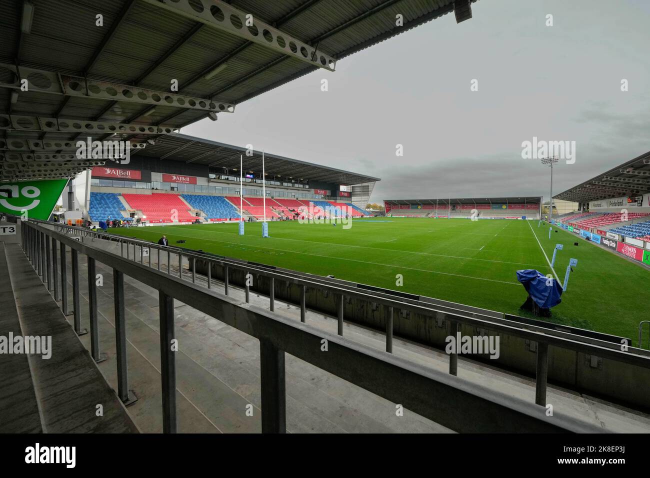 Eccles, Royaume-Uni. 23rd octobre 2022. Vue générale du stade AJ Bell avant le match de la première Gallagher sale Sharks vs Harlequins au stade AJ Bell, Eccles, Royaume-Uni, 23rd octobre 2022 (photo de Steve Flynn/News Images) à Eccles, Royaume-Uni, le 10/23/2022. (Photo de Steve Flynn/News Images/Sipa USA) crédit: SIPA USA/Alay Live News Banque D'Images