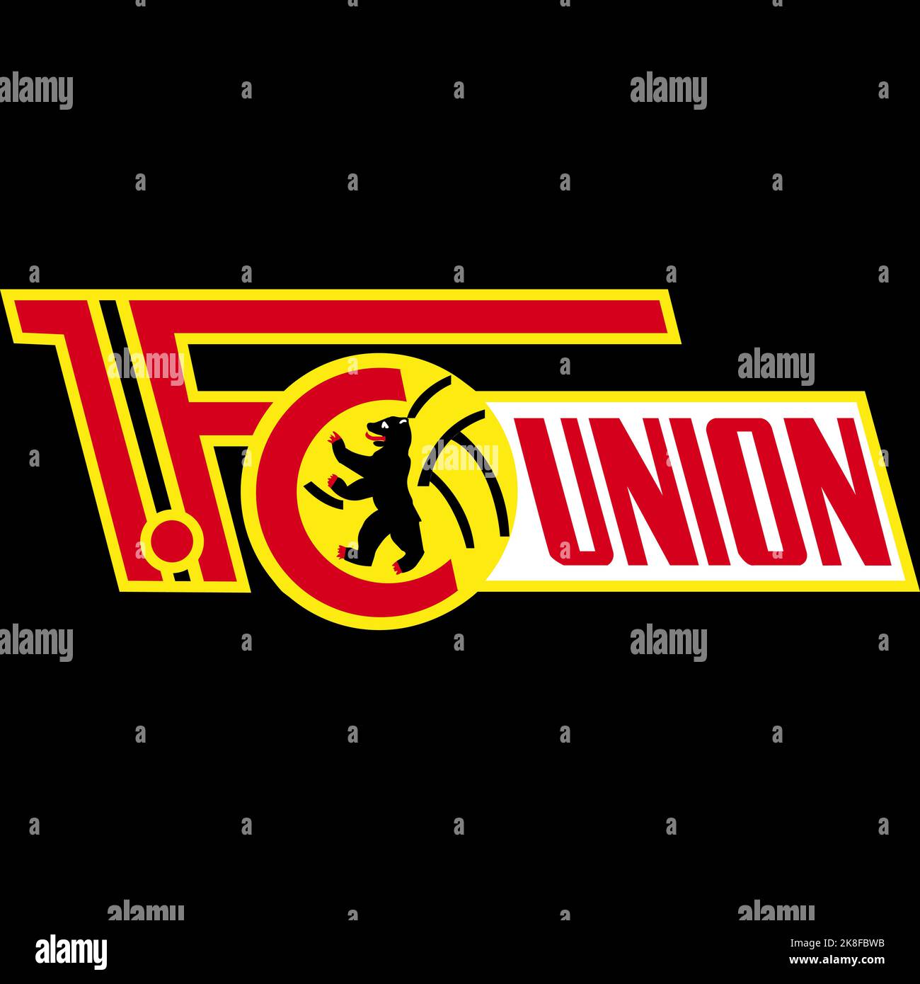 Francfort-sur-le-main, Allemagne - 10.23.2022 le logo du club de football allemand Union. Image vectorielle Illustration de Vecteur