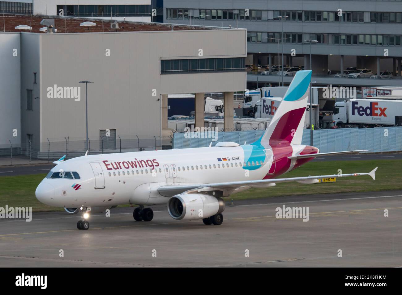 D-AGWK Airbus A319 Eurowings Cologne Bonn Airport 12/10/2022 EDDK CGN Banque D'Images