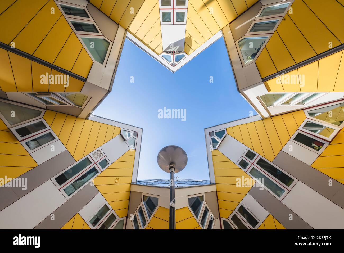 Pays-Bas, pays-Bas du Sud, Rotterdam, Cube Houses Banque D'Images