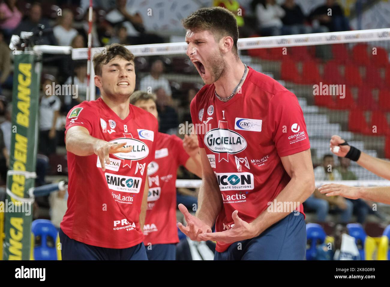 Vérone, Italie. 22nd octobre 2022. Galerie du match entre WithU Verona et Gioiella Prisma Taranto valable pour une quatrième journée du championnat italien de volley Superlega sur 22 octobre 2022 à Pala AGSM-AIM à Vérone, Italie crédit: Roberto Tommasini/Alay Live News Banque D'Images