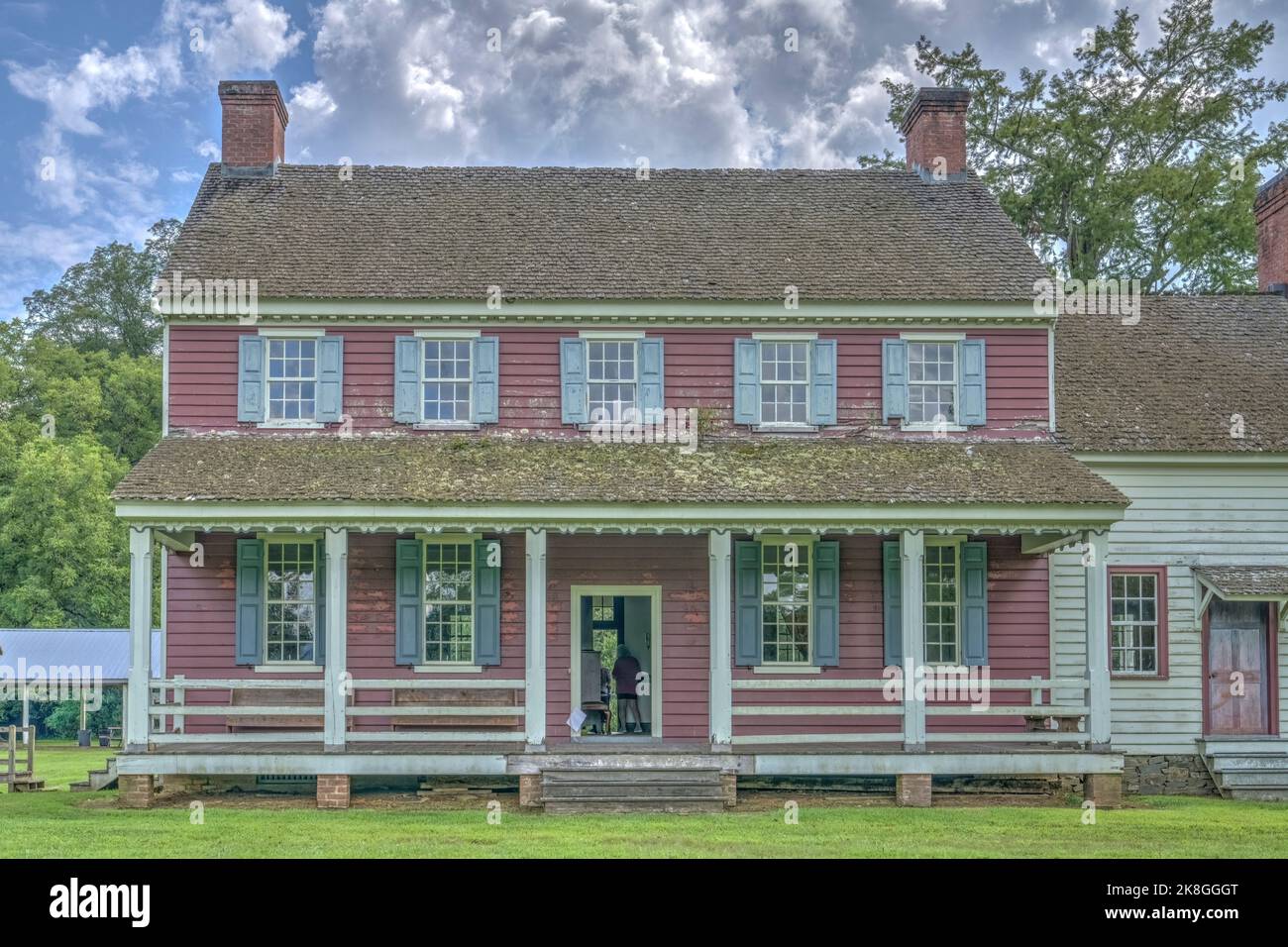 Fort Defiance, demeure du général William Lenoir datant du historic18th siècle, à Lenoir, en Caroline du Nord. Banque D'Images