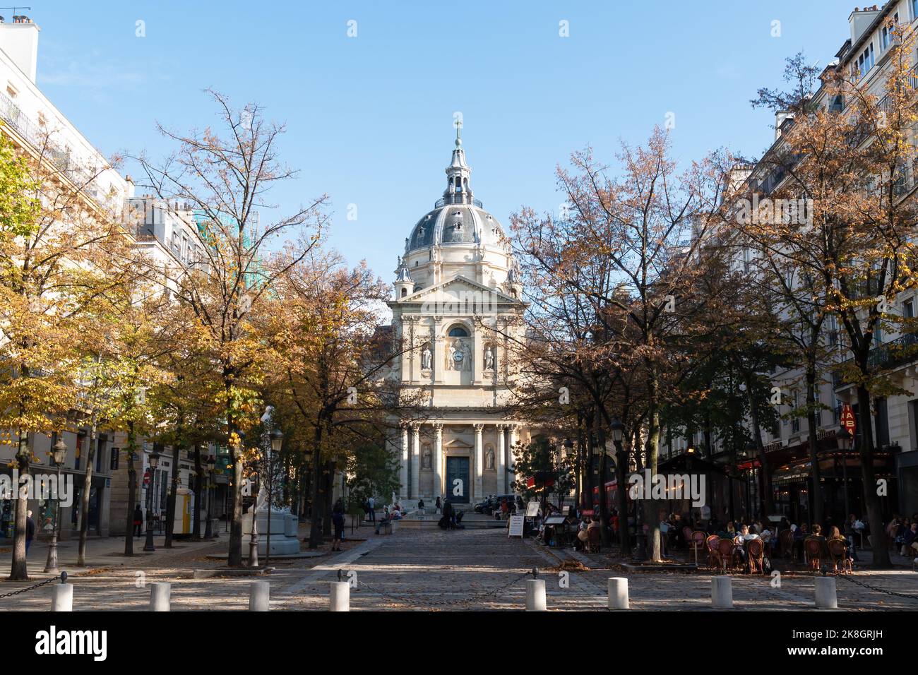 Bâtiment de l'Université de la Sorbonne à Paris, France Banque D'Images