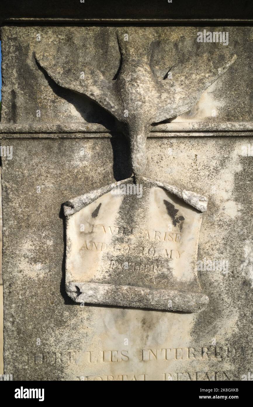 Le cimetière anglais ou Cimitero Inglese à Florence en Italie Banque D'Images