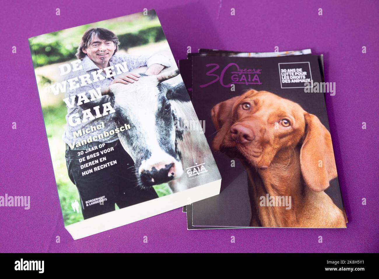 L'illustration montre le 30th anniversaire de l'organisation de protection des animaux Gaia, dimanche 23 octobre 2022, à Bruxelles. BELGA PHOTO HATIM KAGHAT Banque D'Images