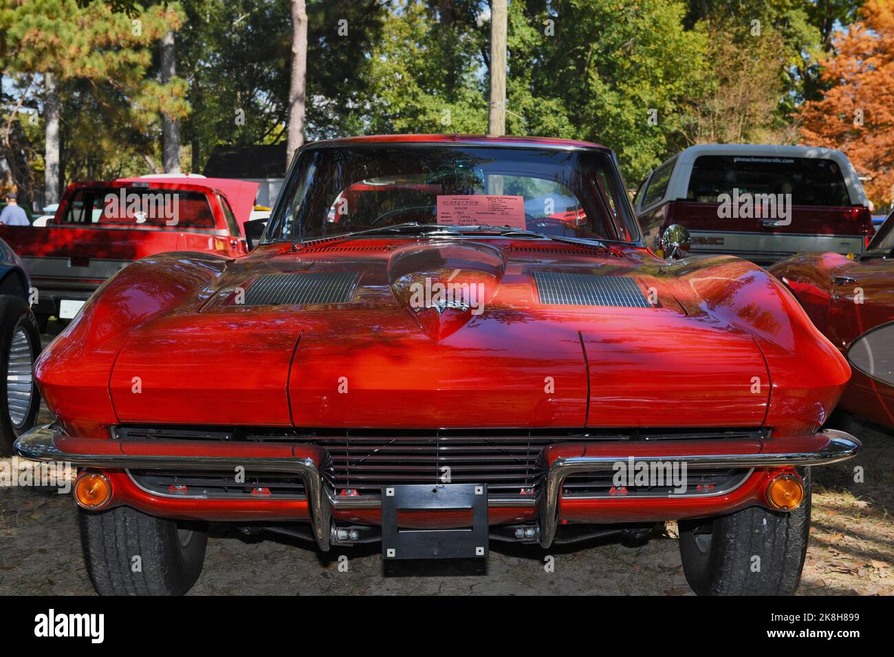 Corvette Stingray 1963 de Chevrolet à fenêtre divisée. Banque D'Images
