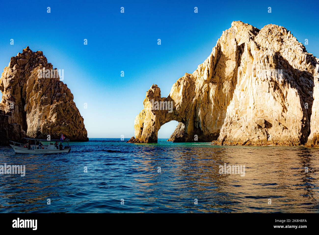 Fin de la terre à Cabo San Lucas, Basse-Californie, Mexique Banque D'Images