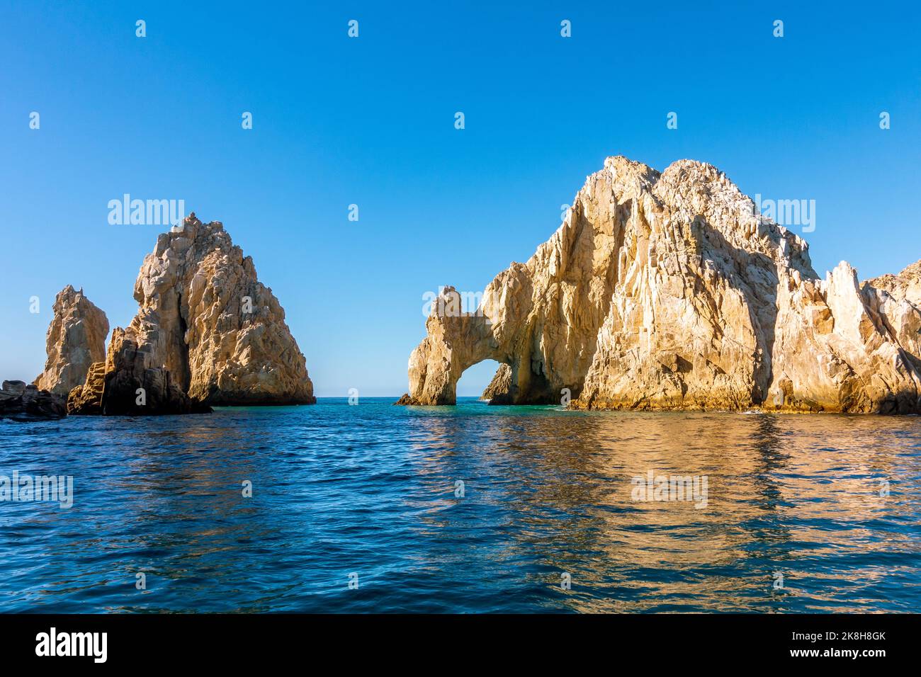 Fin de la terre à Cabo San Lucas, Basse-Californie, Mexique Banque D'Images