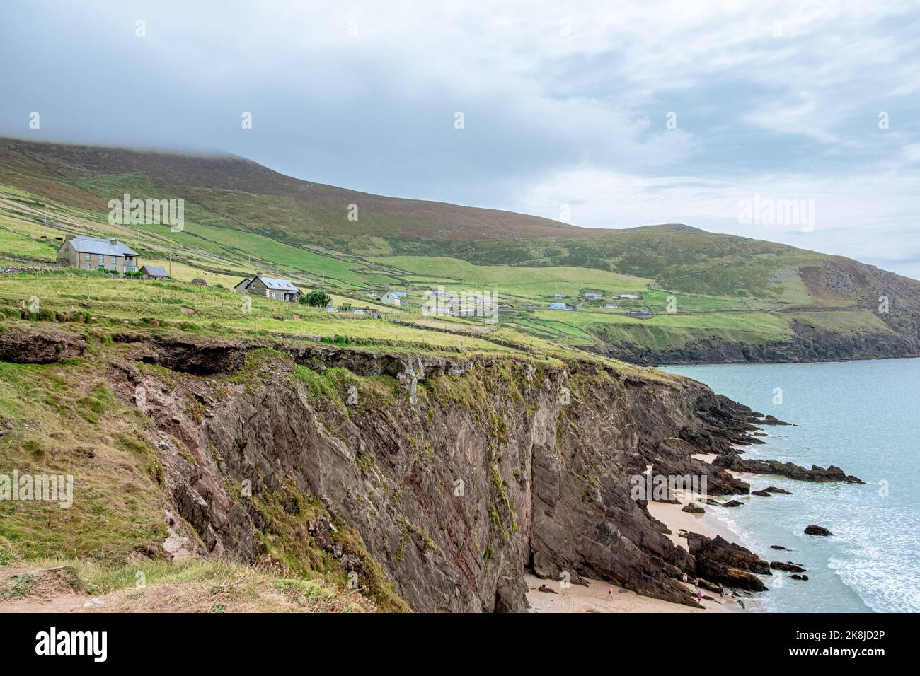 Le Slea Head Drive, péninsule de Dingle, comté de Kerry, Irlande Banque D'Images