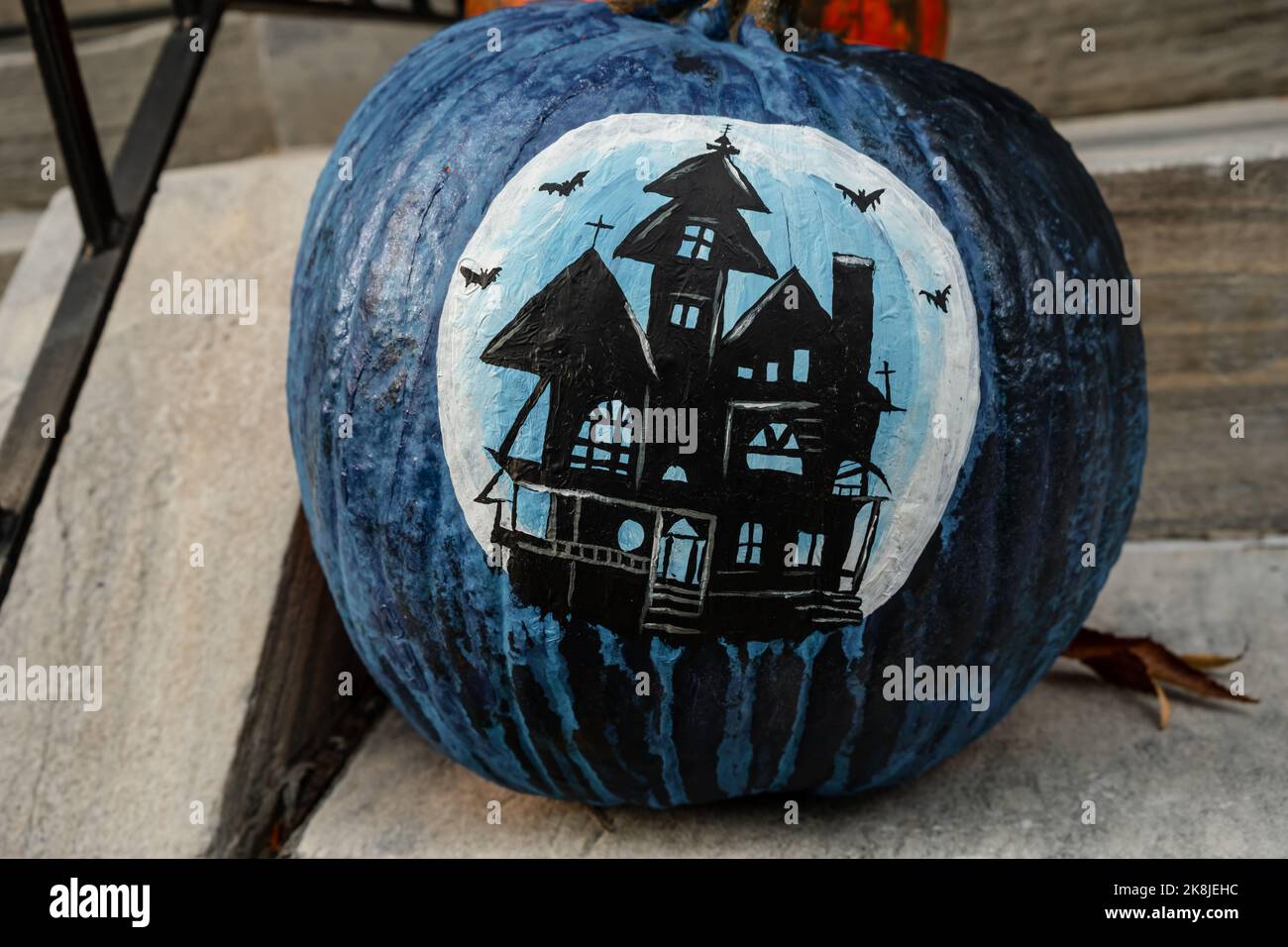 Château des horreurs pour halloween. Bonne soirée Halloween. Banque D'Images