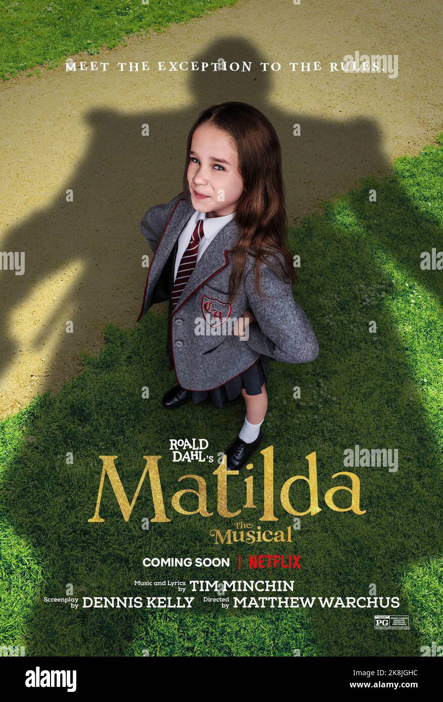 MATILDA THE MUSICAL DE ROALD DAHL (2022), RÉALISÉ PAR MATTHEW WARCHUS. Credit: Titre de travail films / Album Banque D'Images